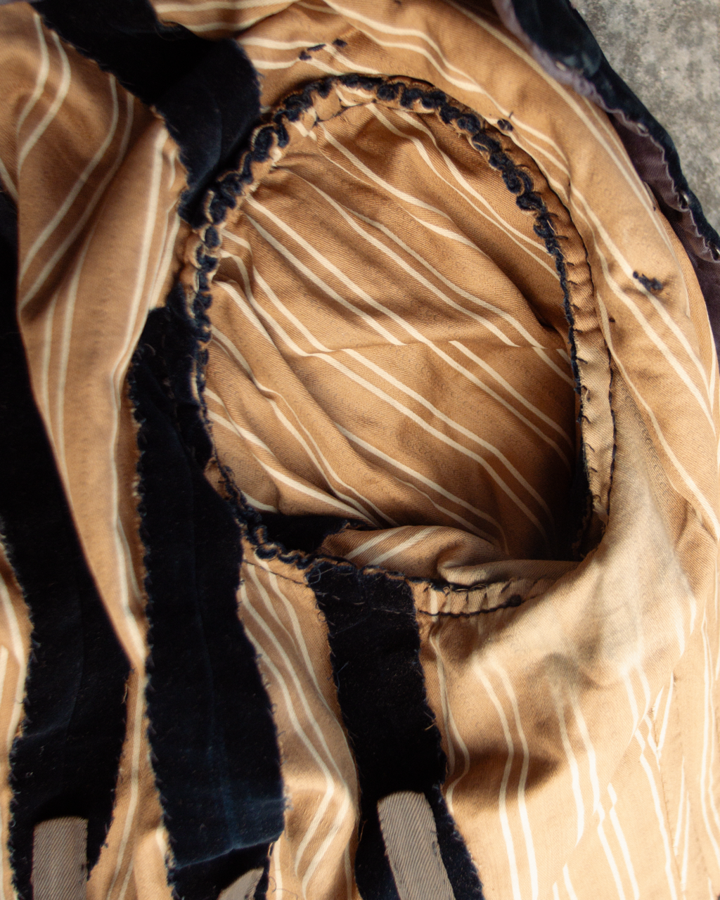 c. 1899-1900 Blue Velvet Dress