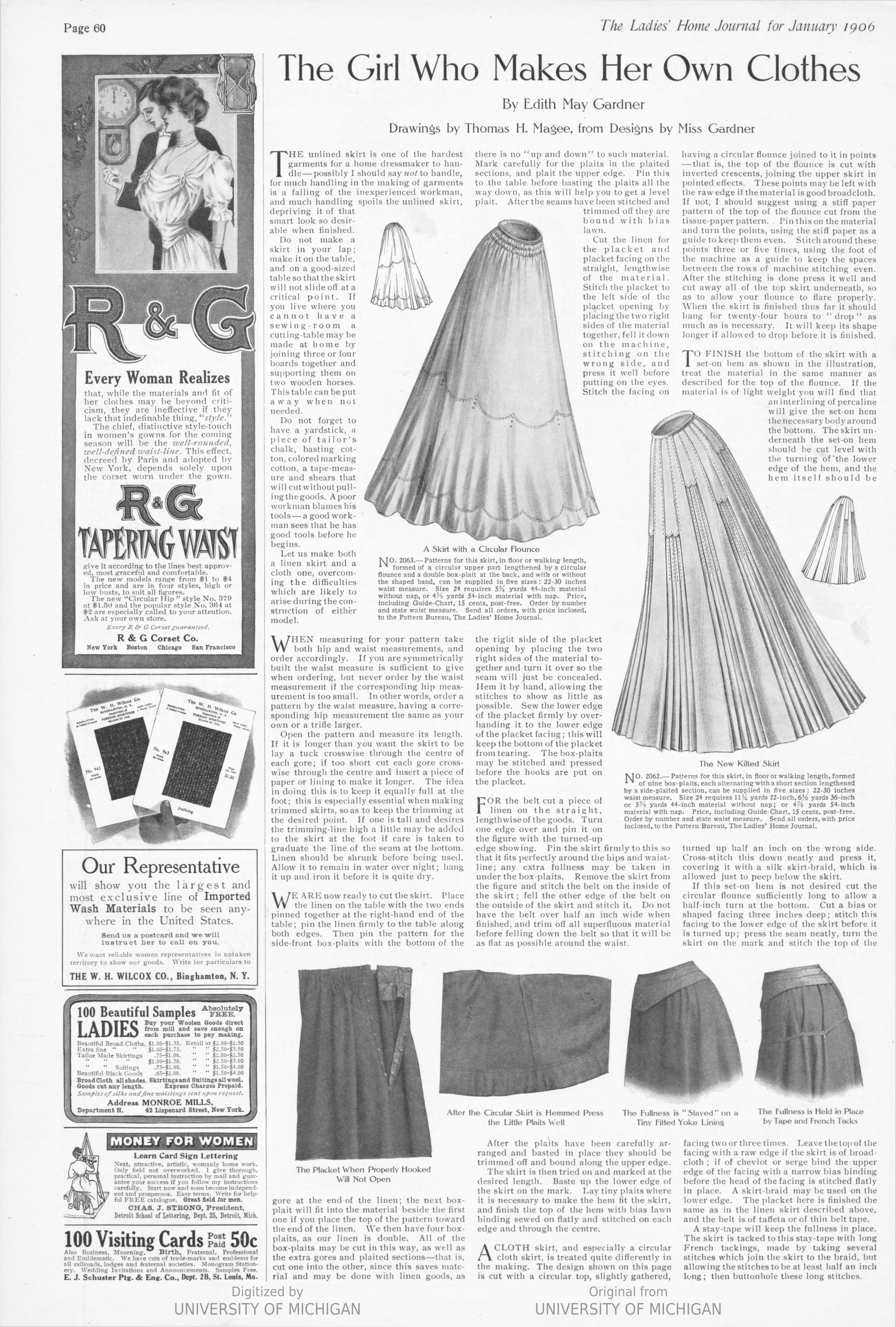 1900s R&G Tapering Waist Corset | 23"