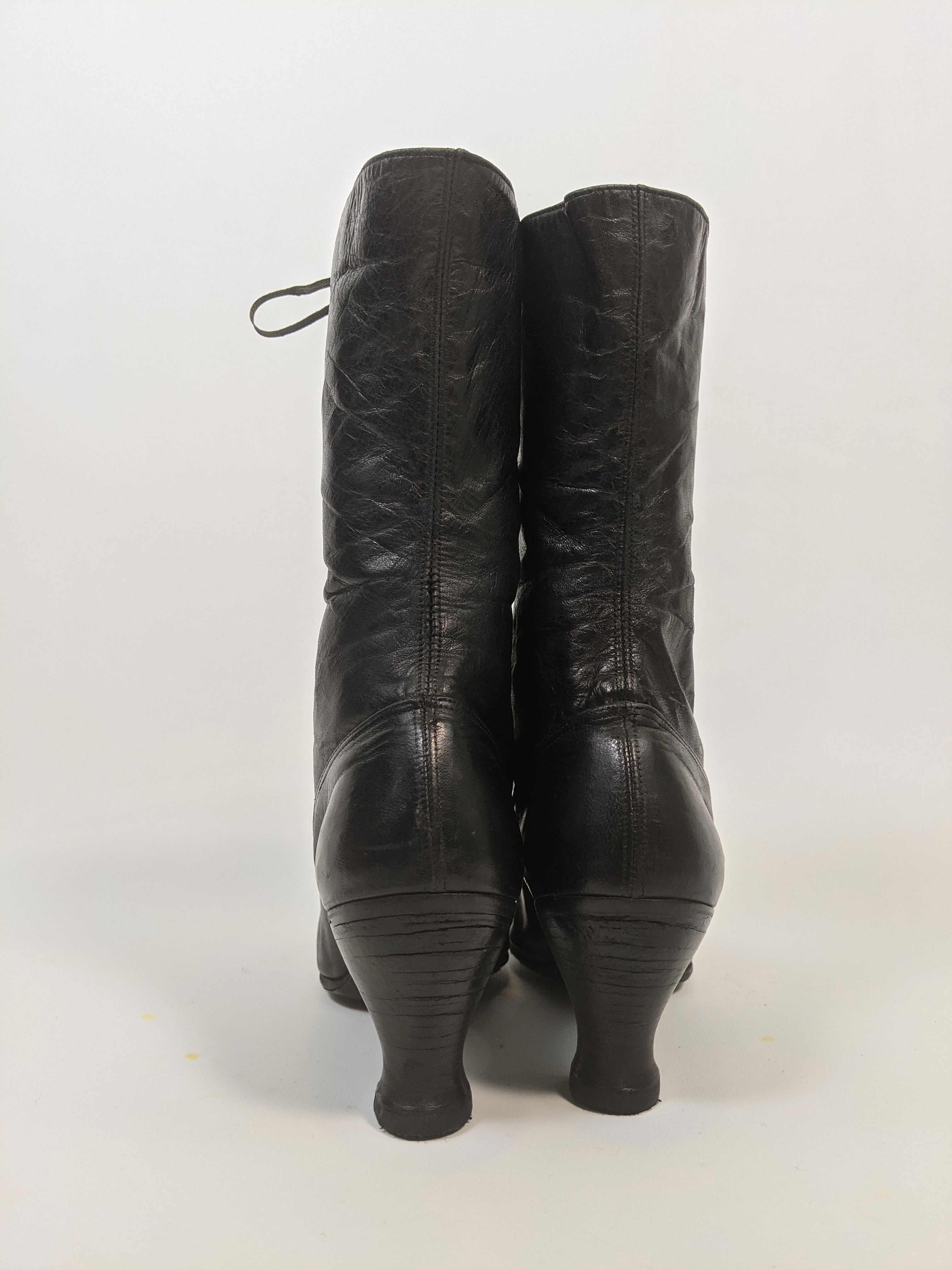 1910s-20s Black Boots | Approx Sz 7