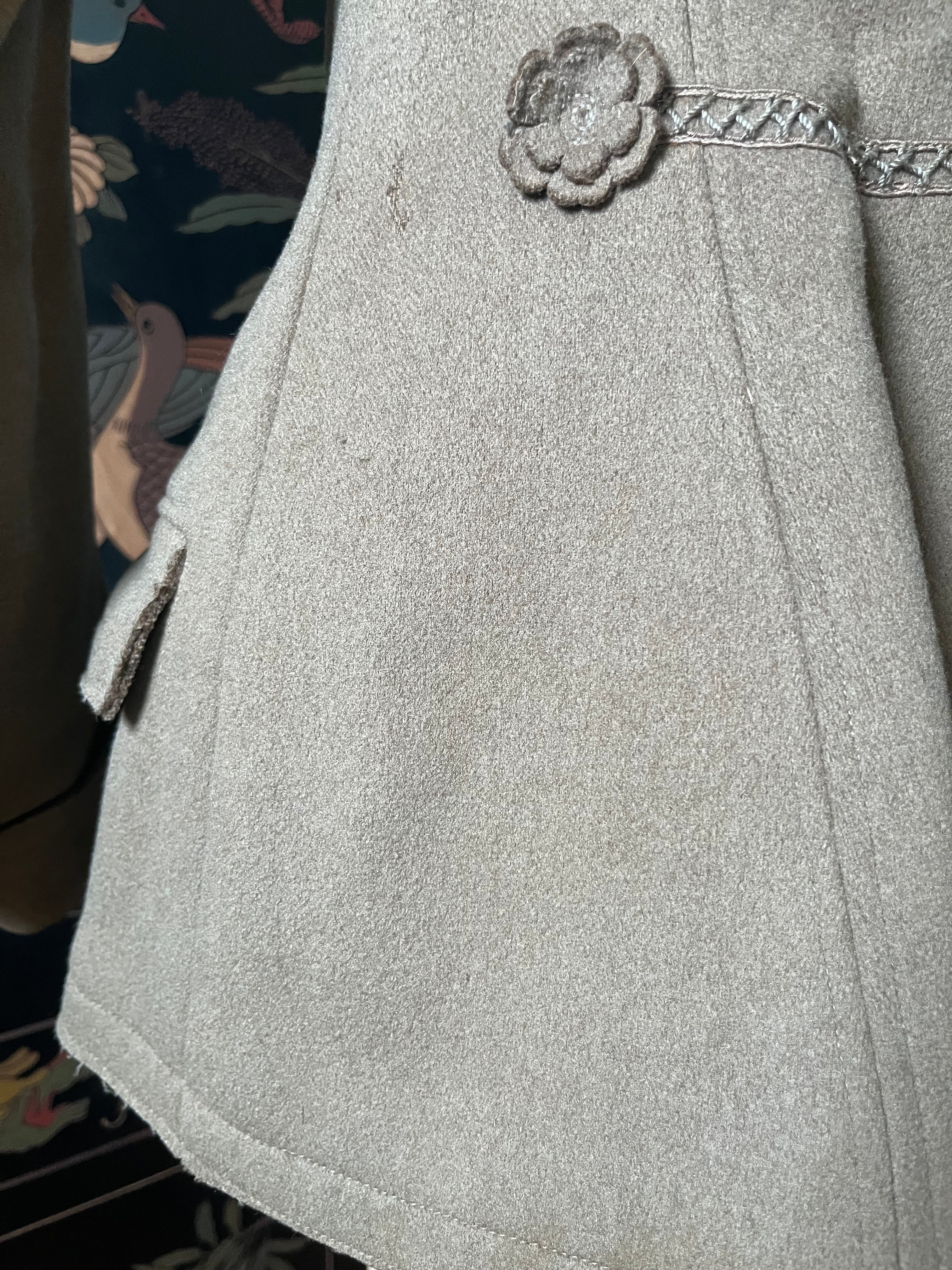 c. 1900s Wool Coat | Petite Size