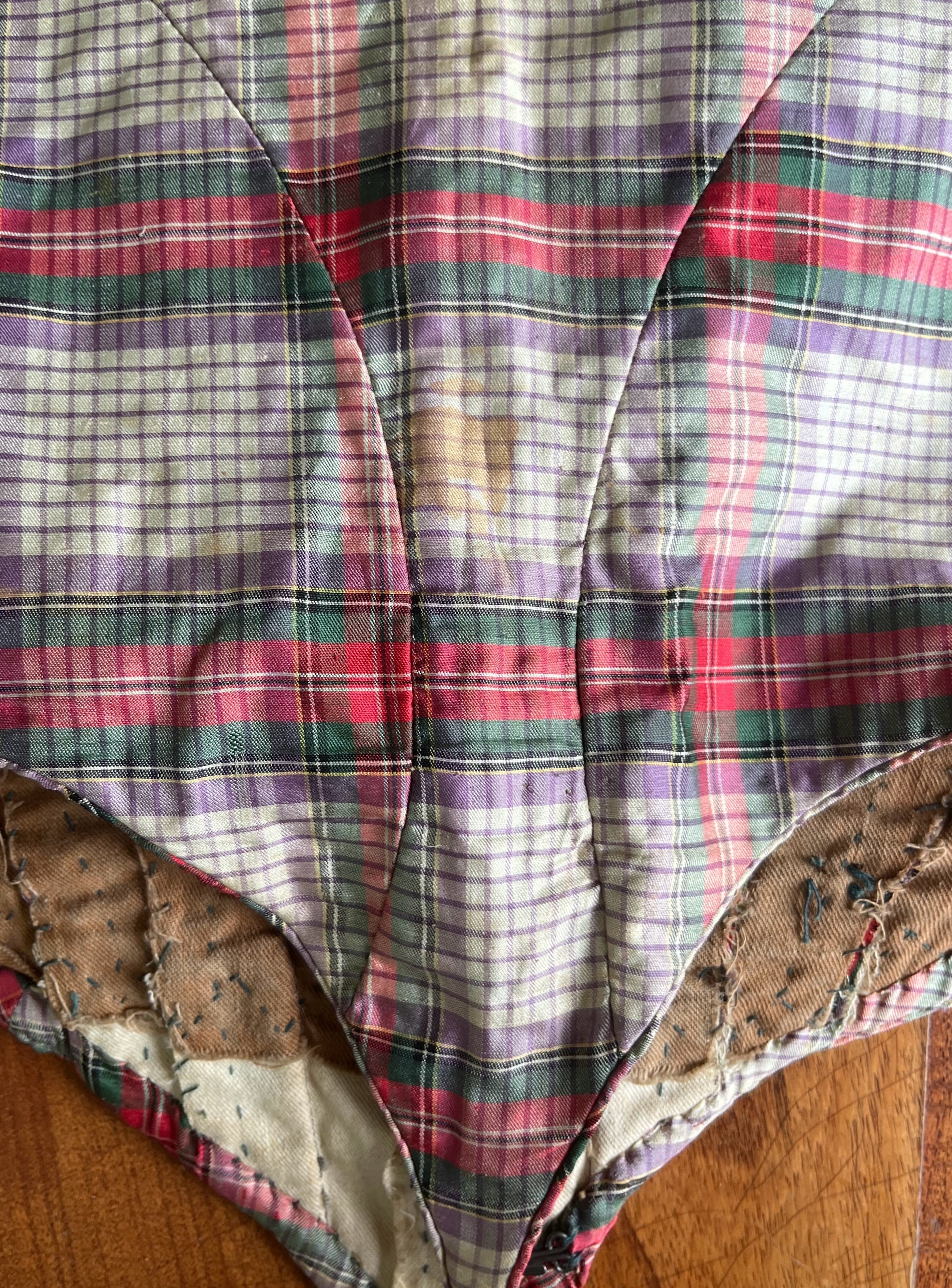 c. 1860s Silk Bodice