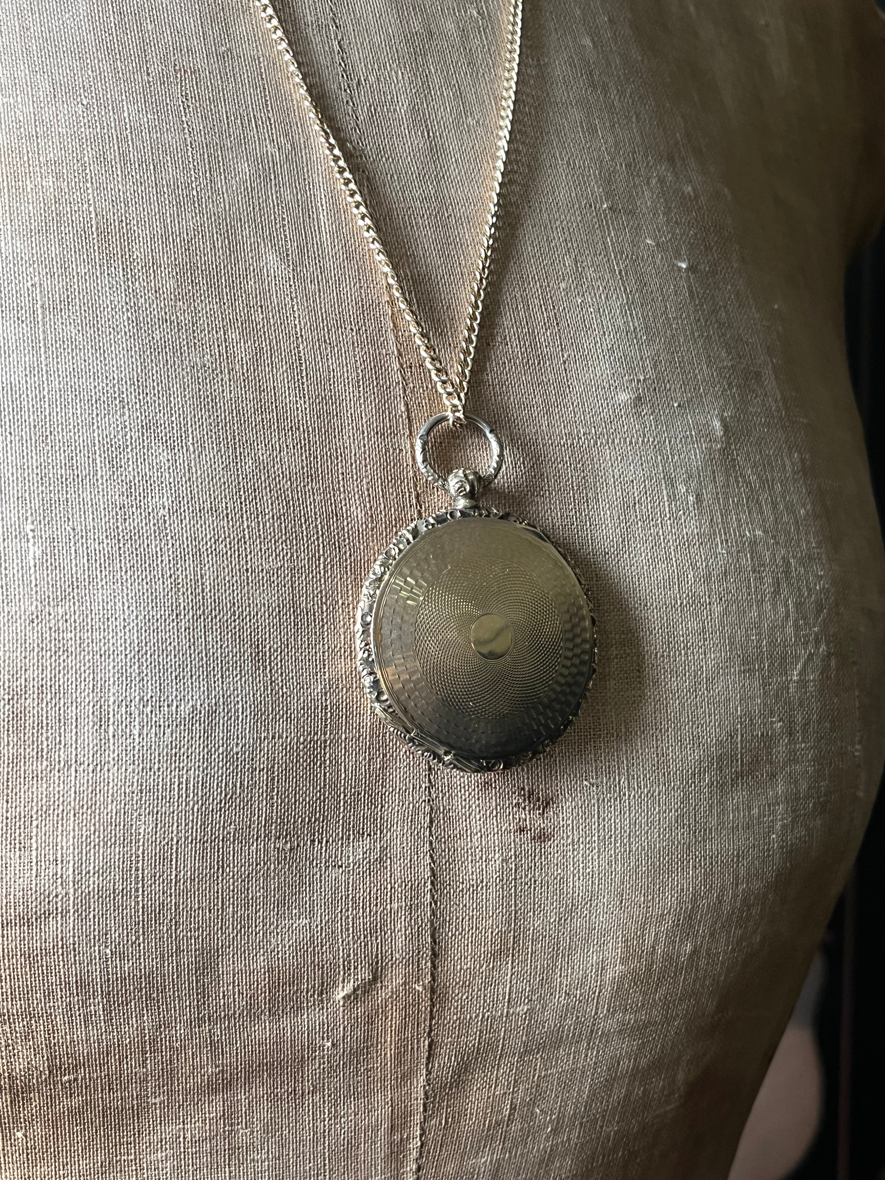 c. 1840s 9k Gold Locket with Daguerreotype