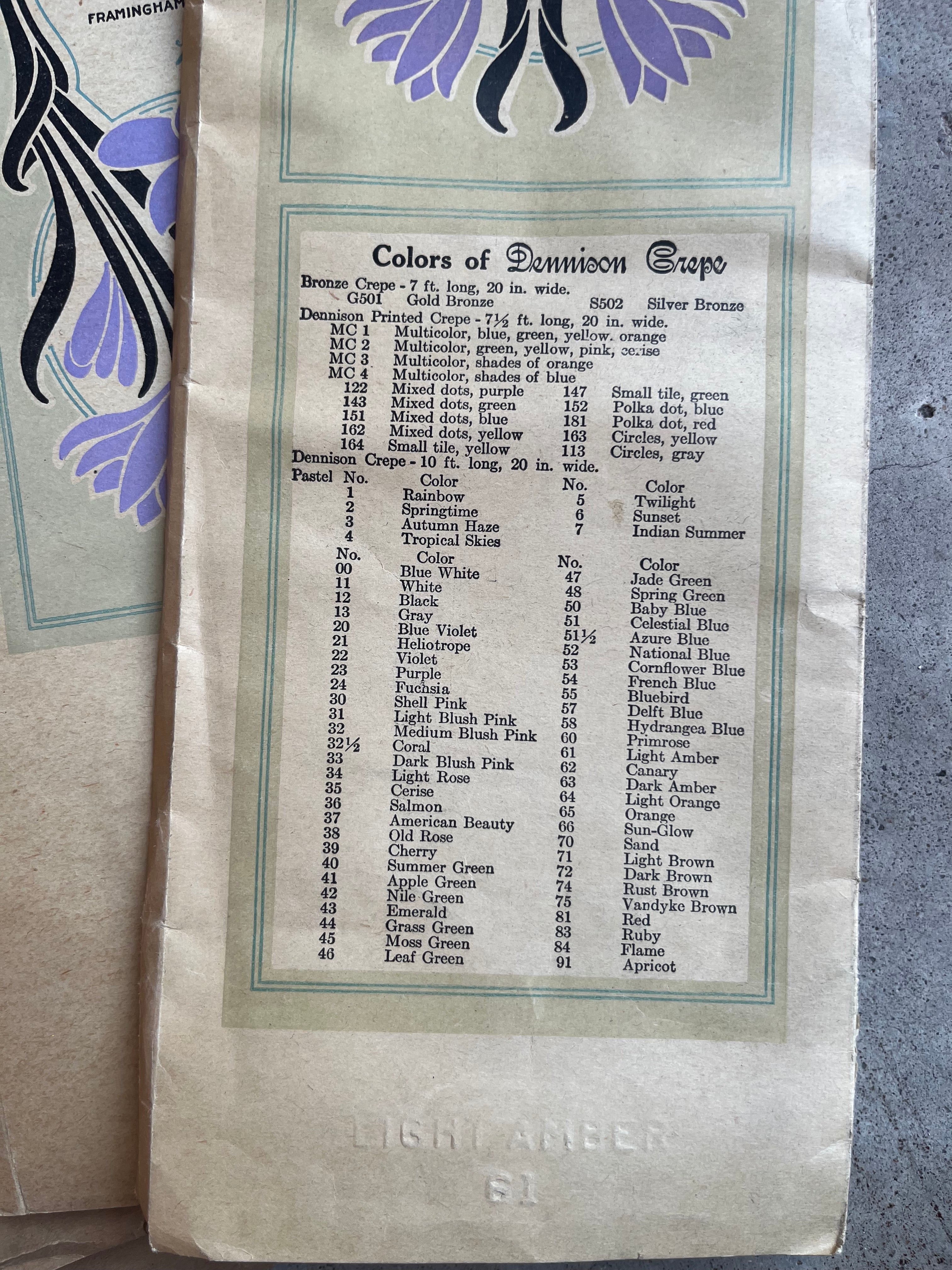 c. 1930s Crepe Paper