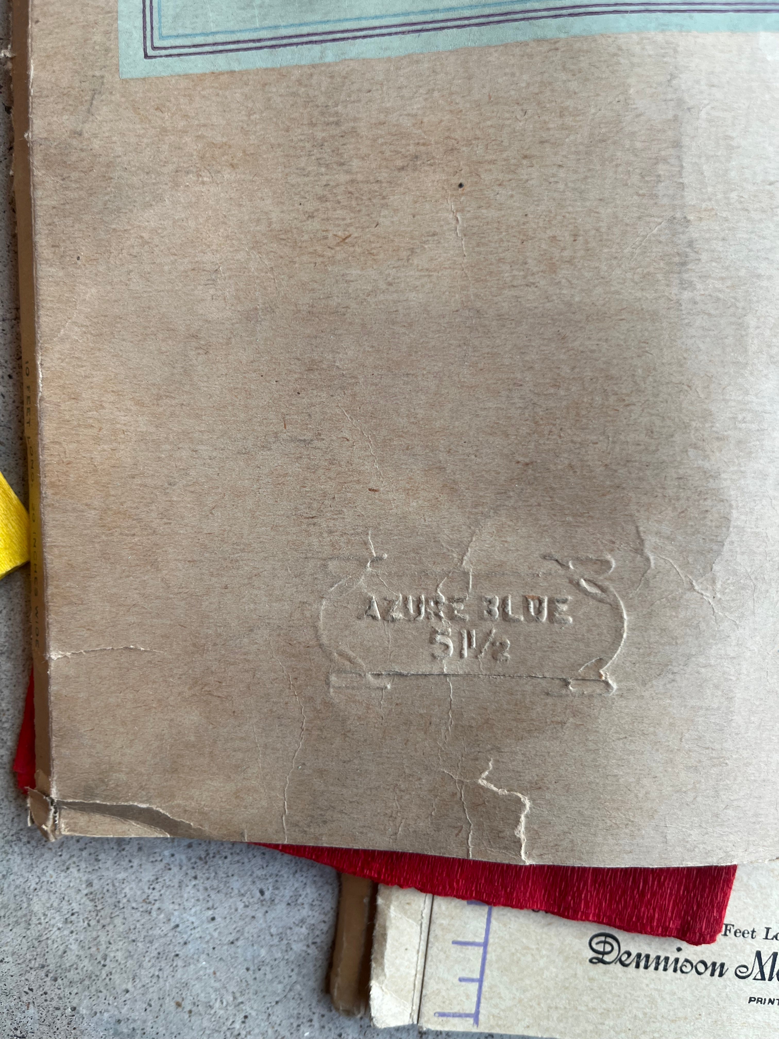 c. 1930s Crepe Paper