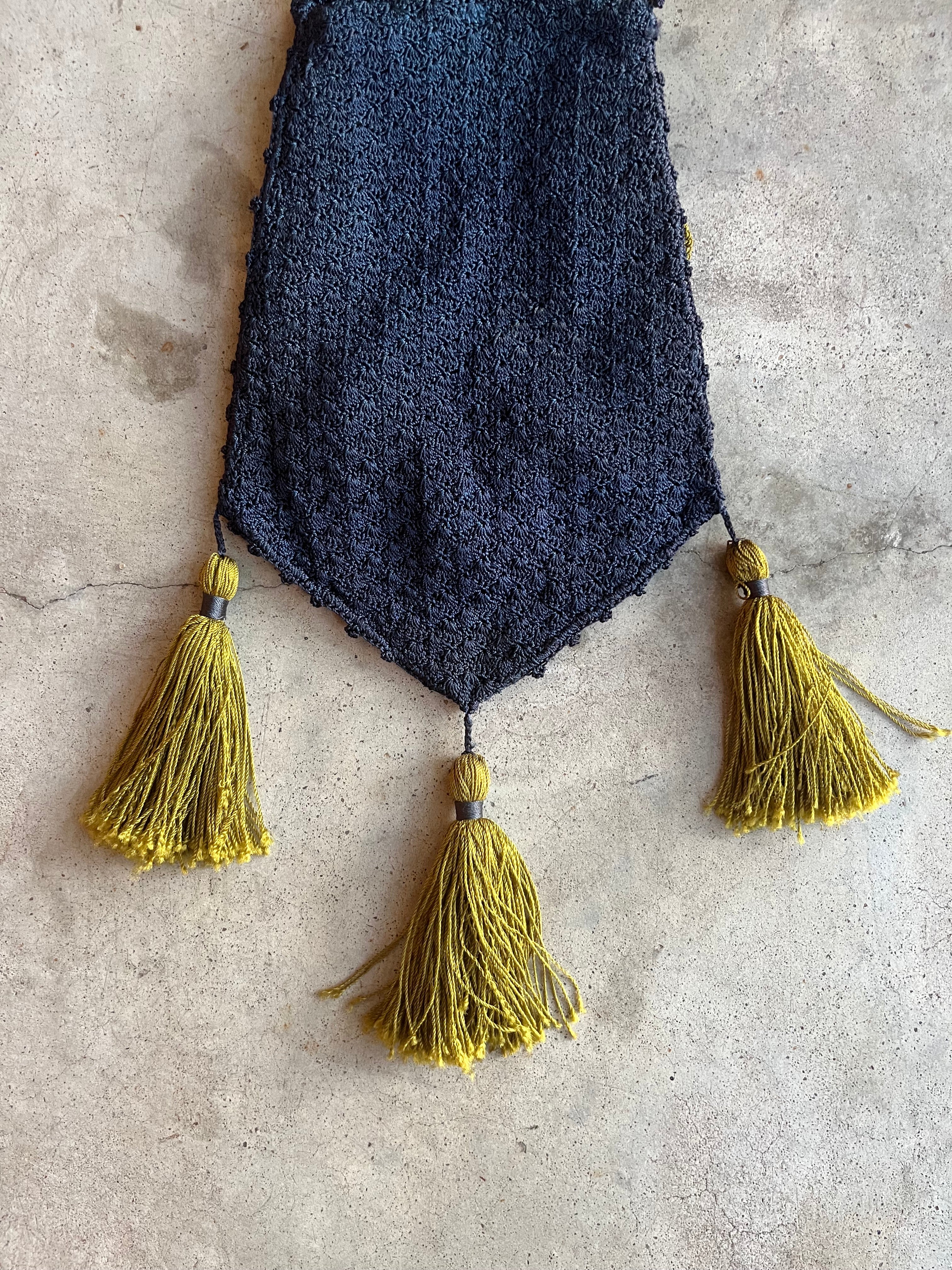 c. 1910s-1920s Crochet Purse