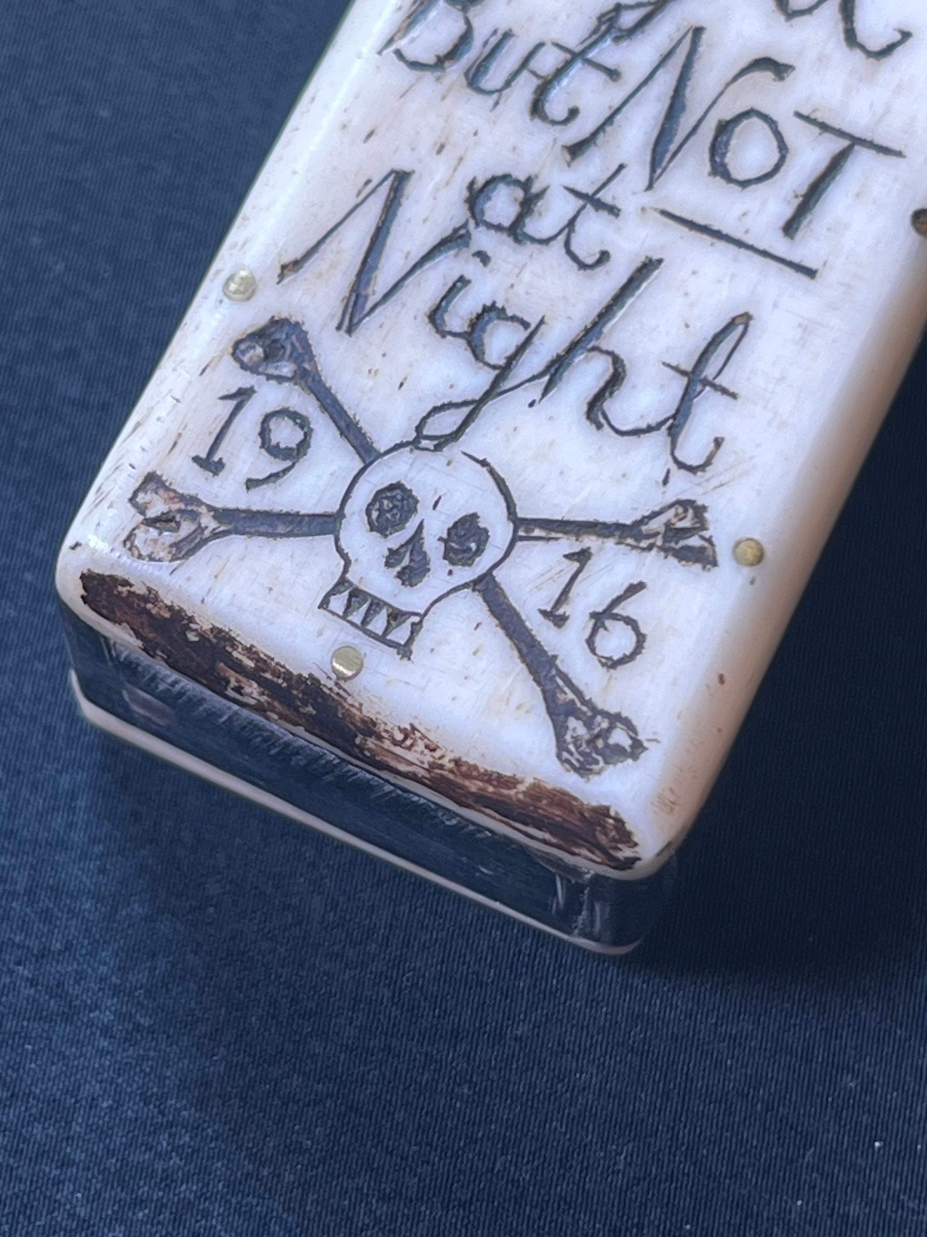 WWI Trench Art Match Safe