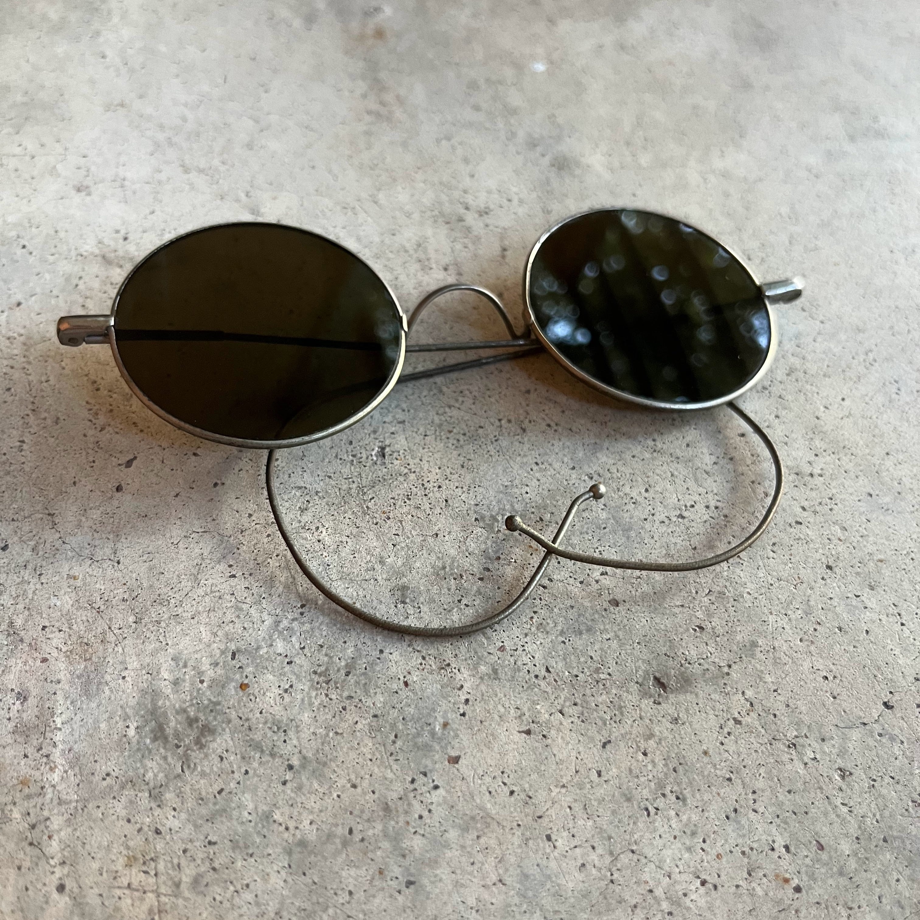 c. 1910s Willson Tinted Glasses with Round Lenses