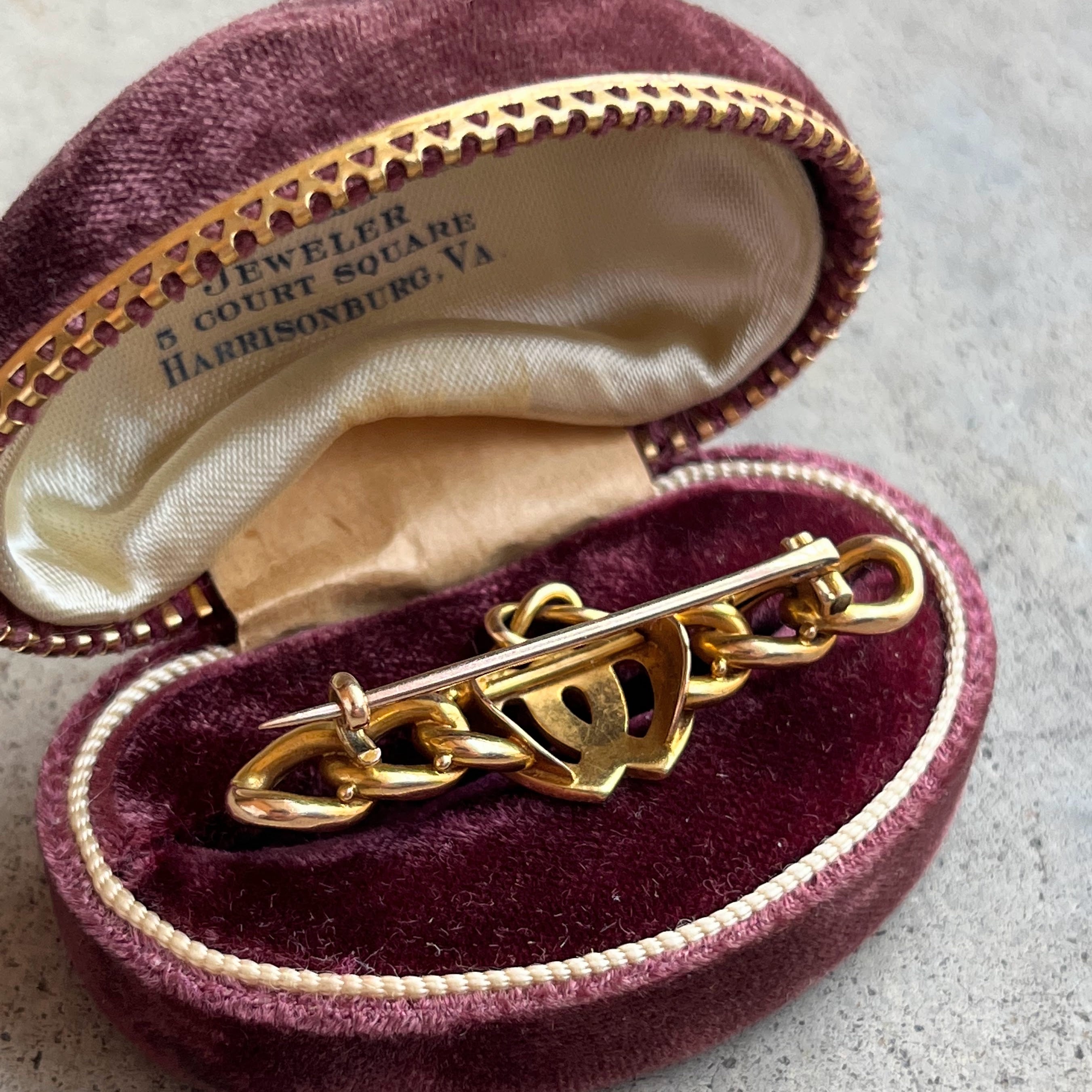 Late 19th c. 14k Gold Lover&