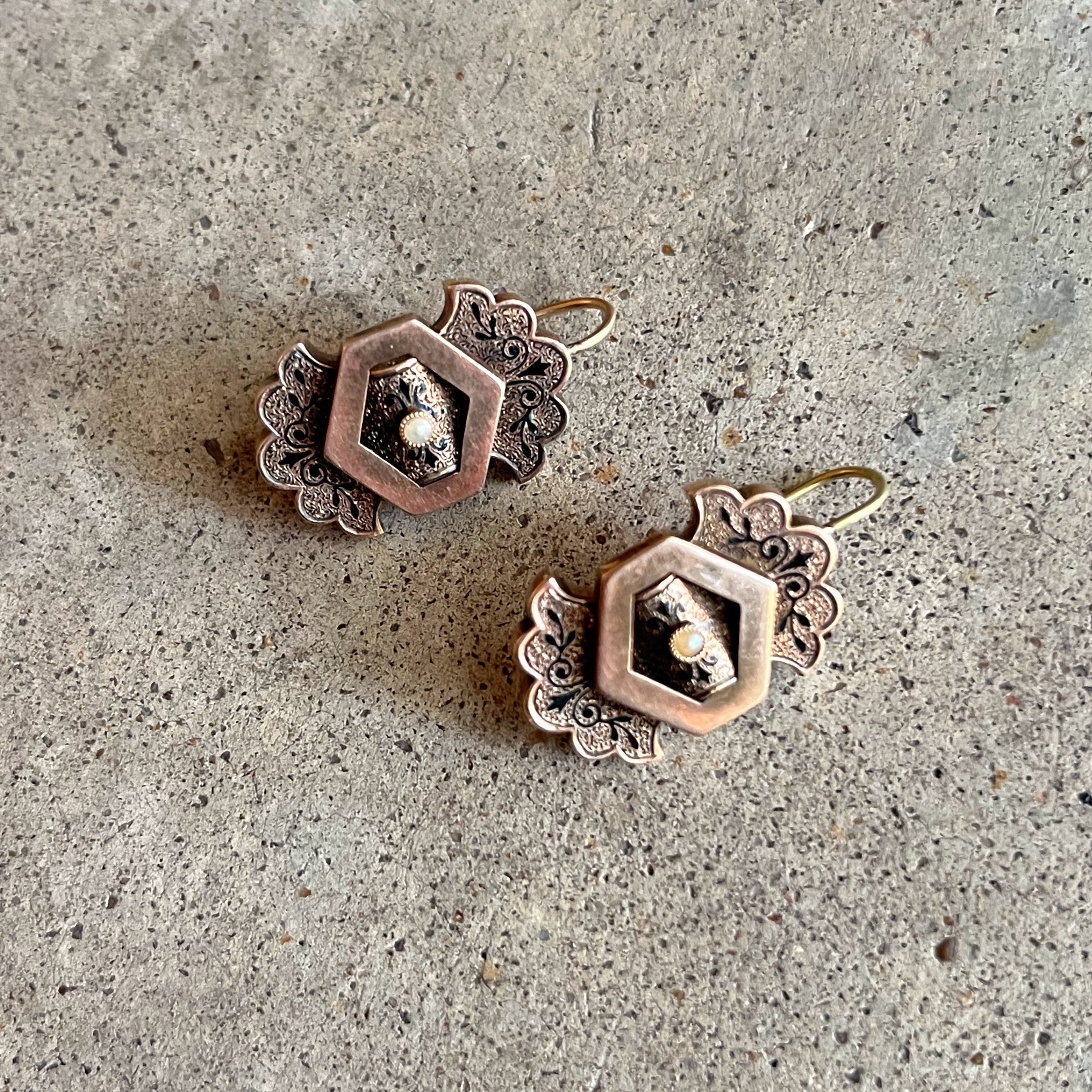 c. 1870s-1880s 14k Gold Taille d&