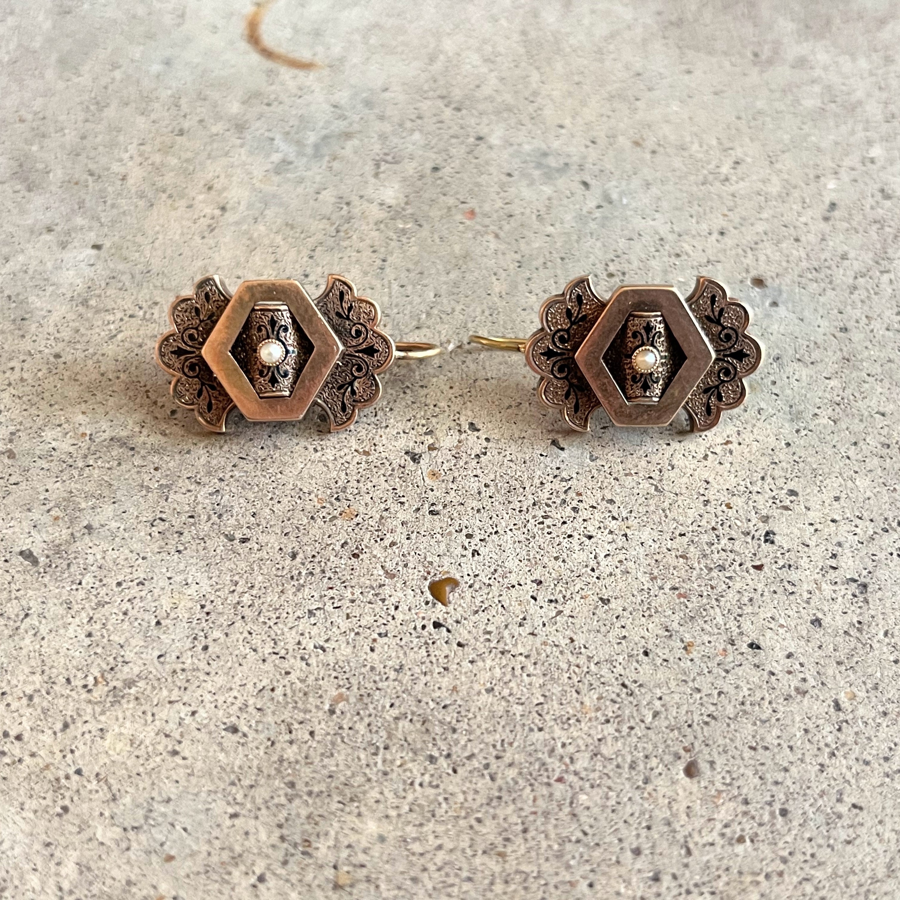 c. 1870s-1880s 14k Gold Taille d&
