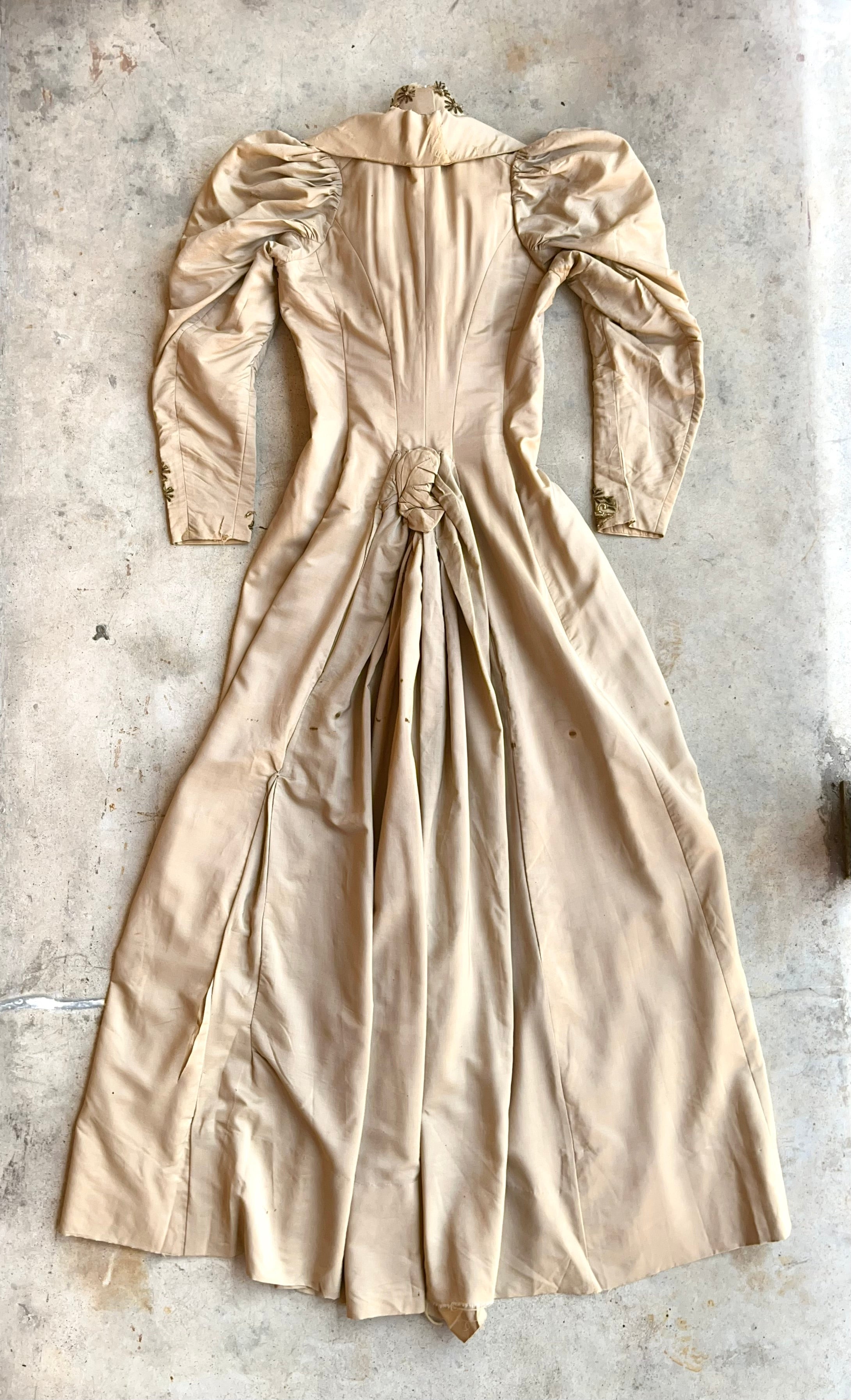 c. 1890s Silk Tea Gown