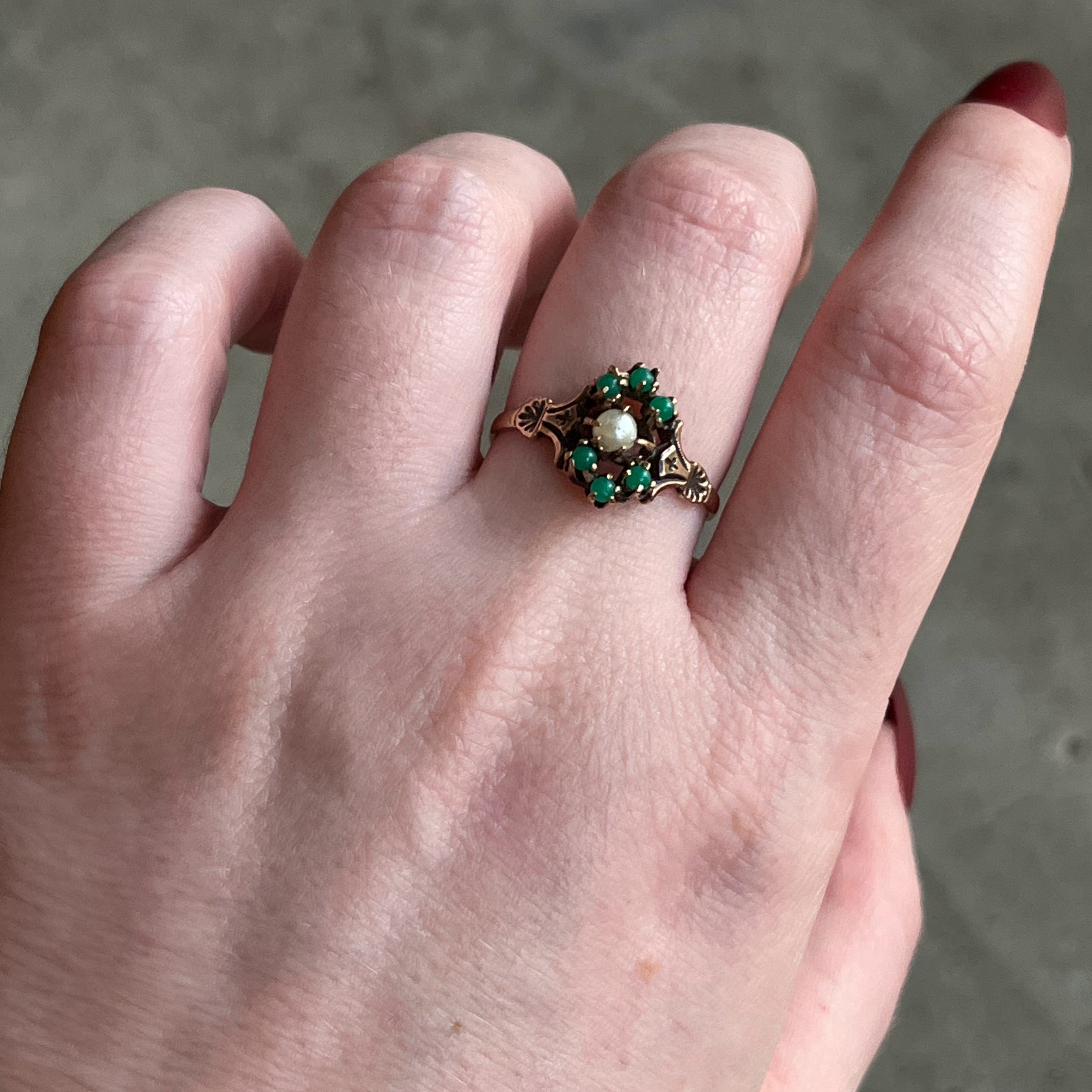 c. 1890s 10k Gold Ring