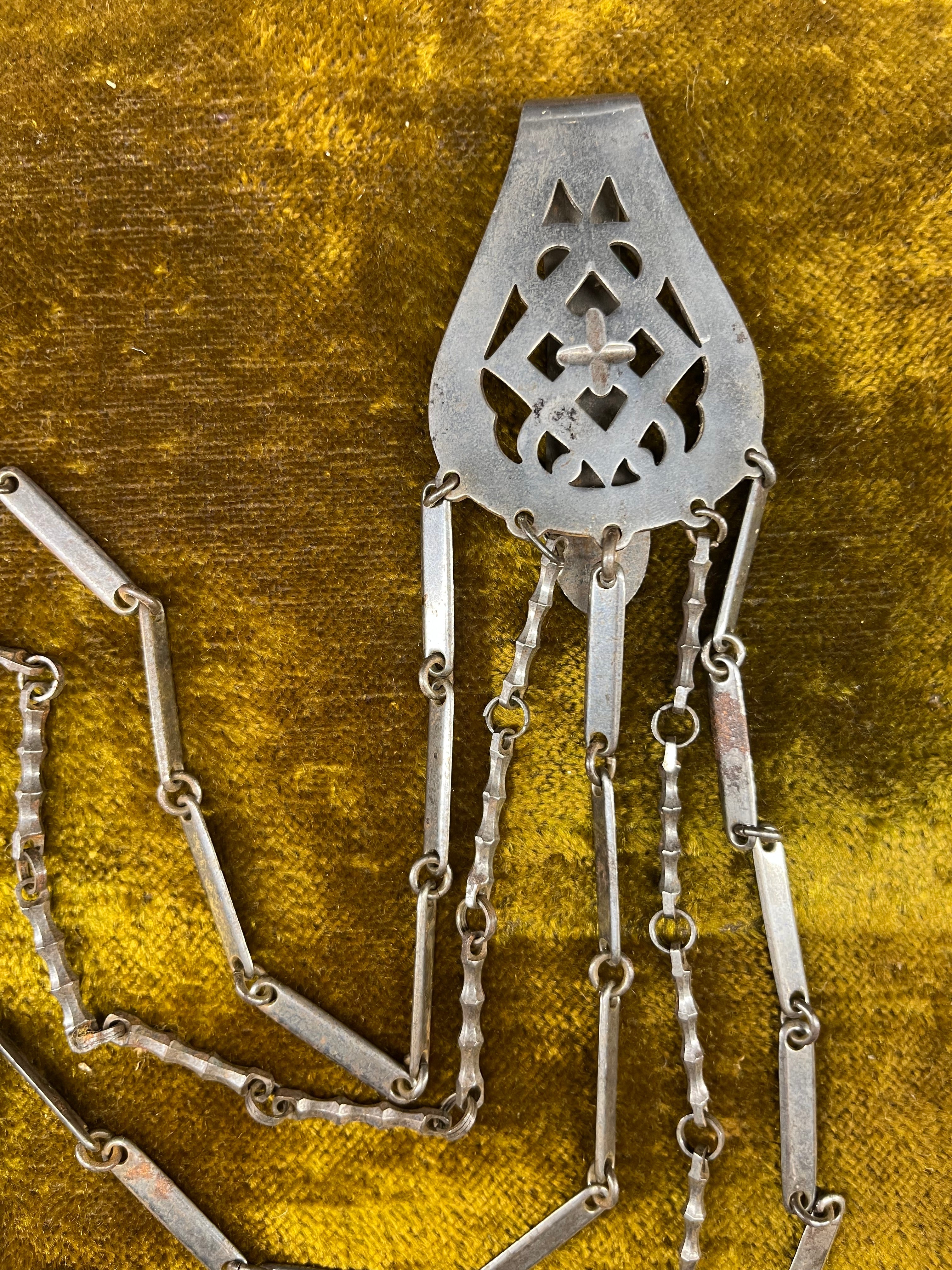 RESERVED - Georgian Steel Chatelaine