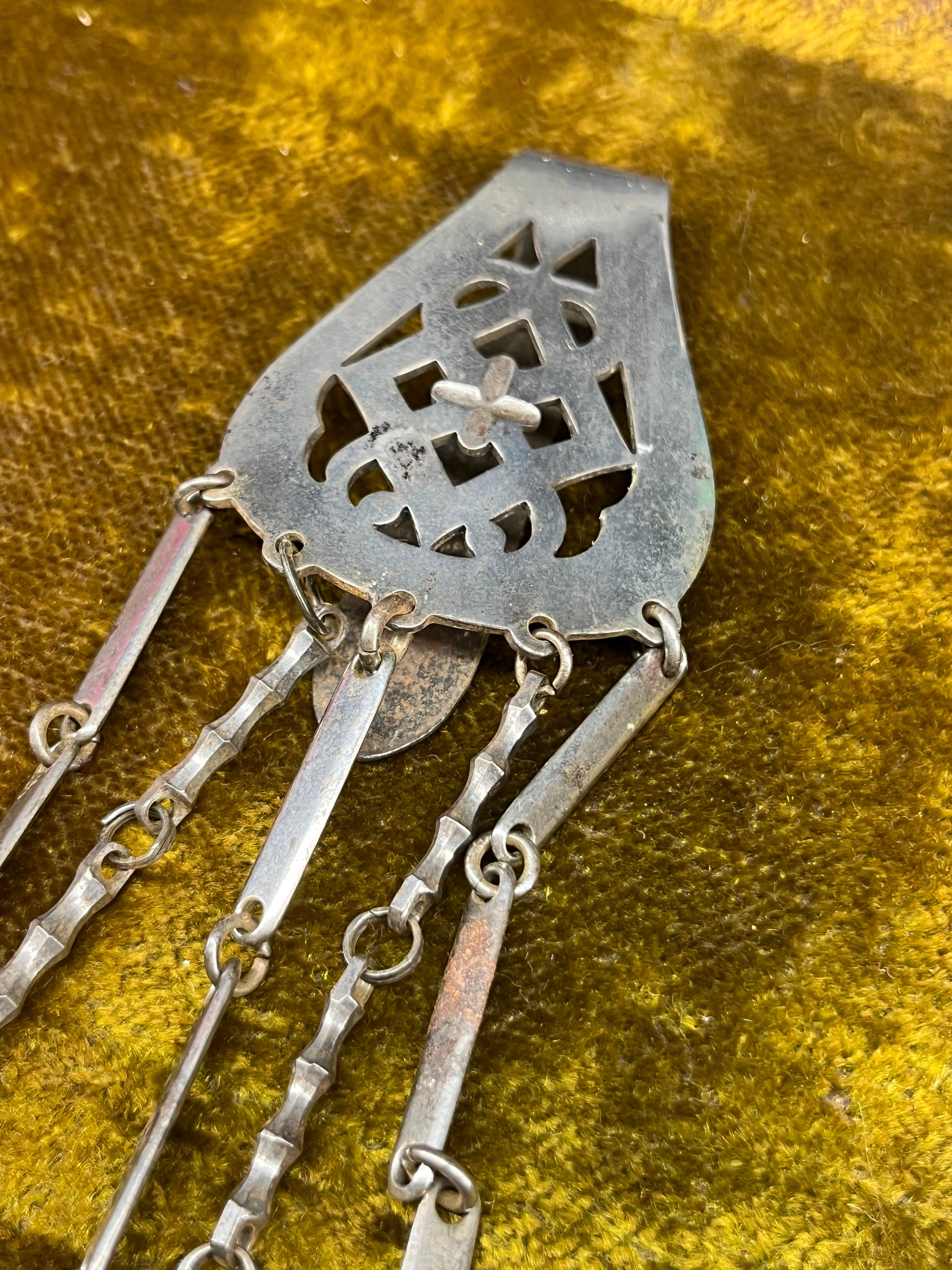 RESERVED - Georgian Steel Chatelaine