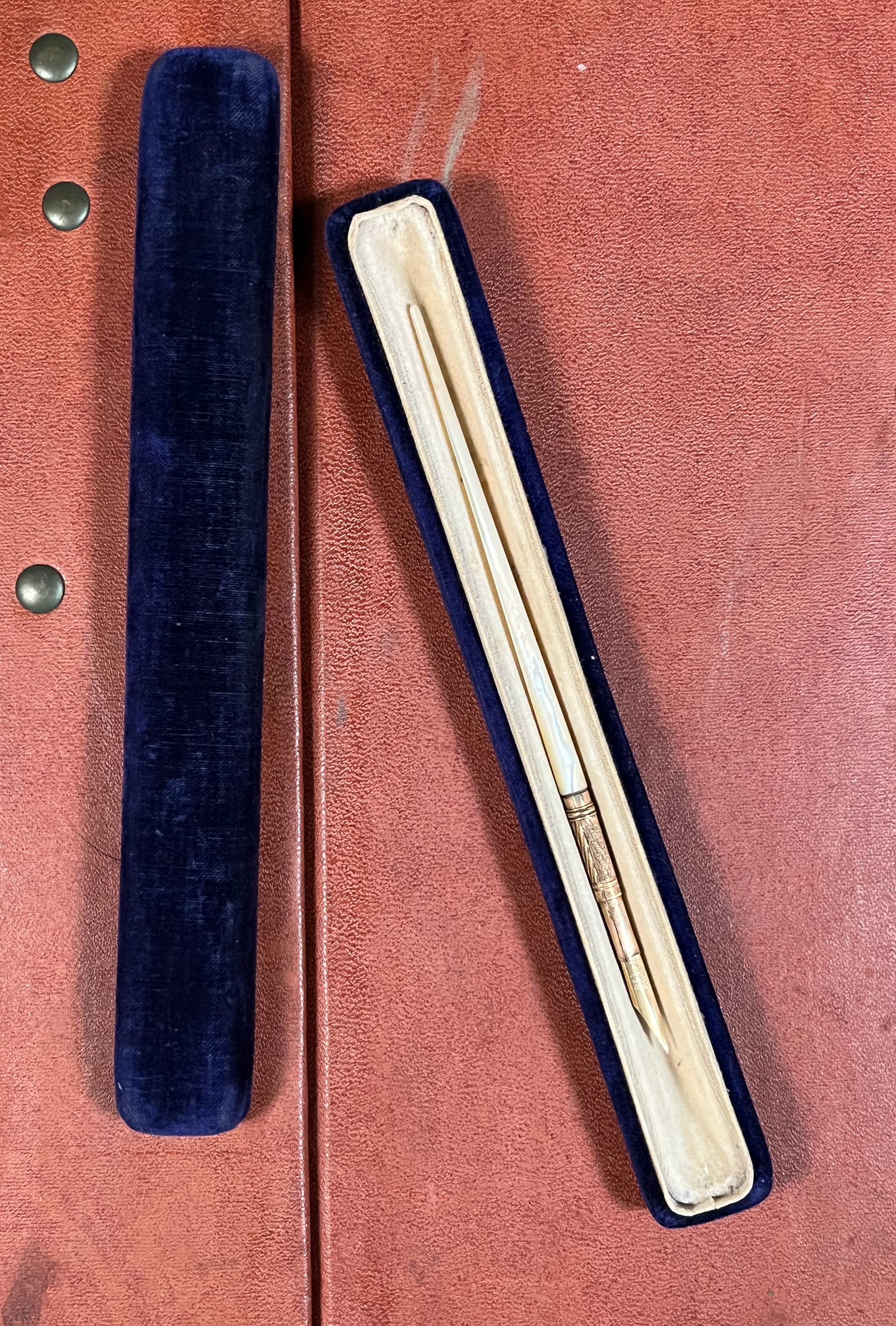 RESERVED | Mabie Todd & Co. Mother of Pearl Dip Pen