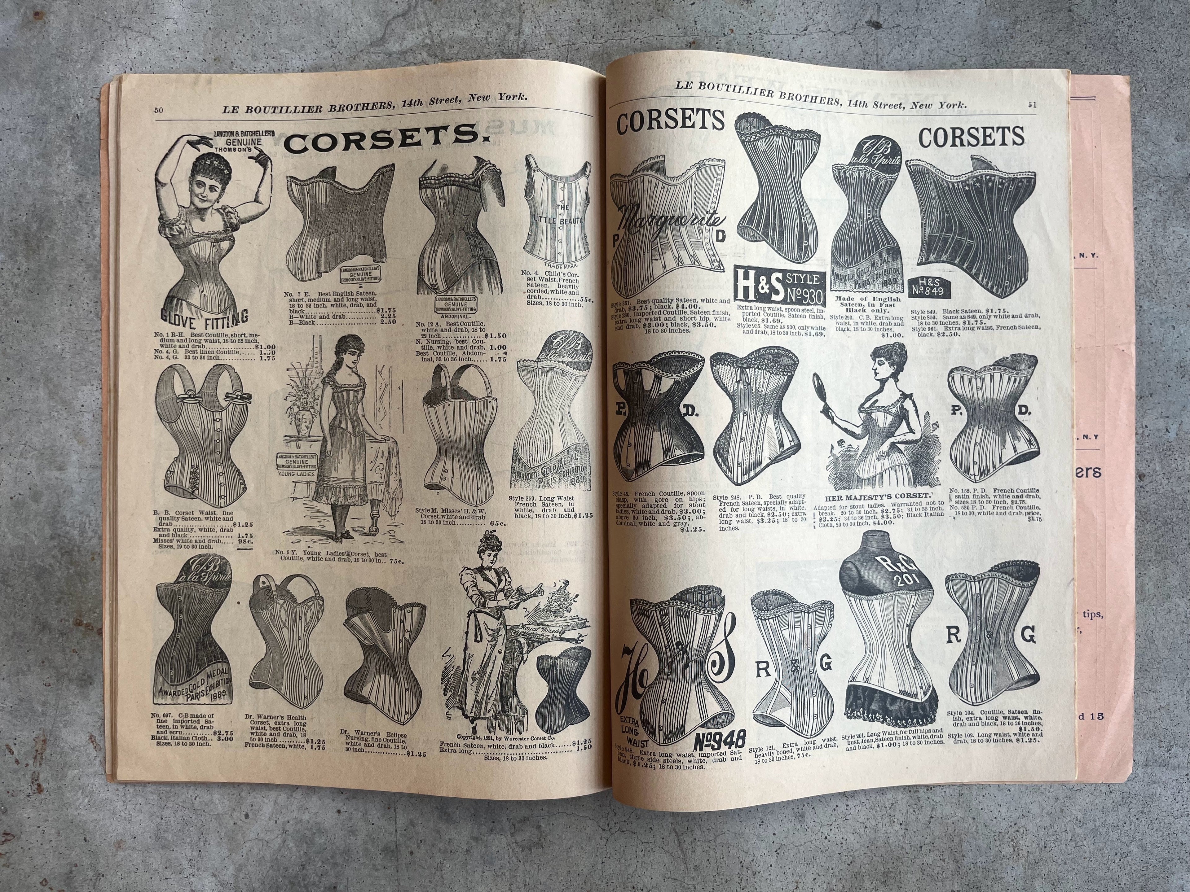 1893-1894 Le Boutillier Brothers Catalog