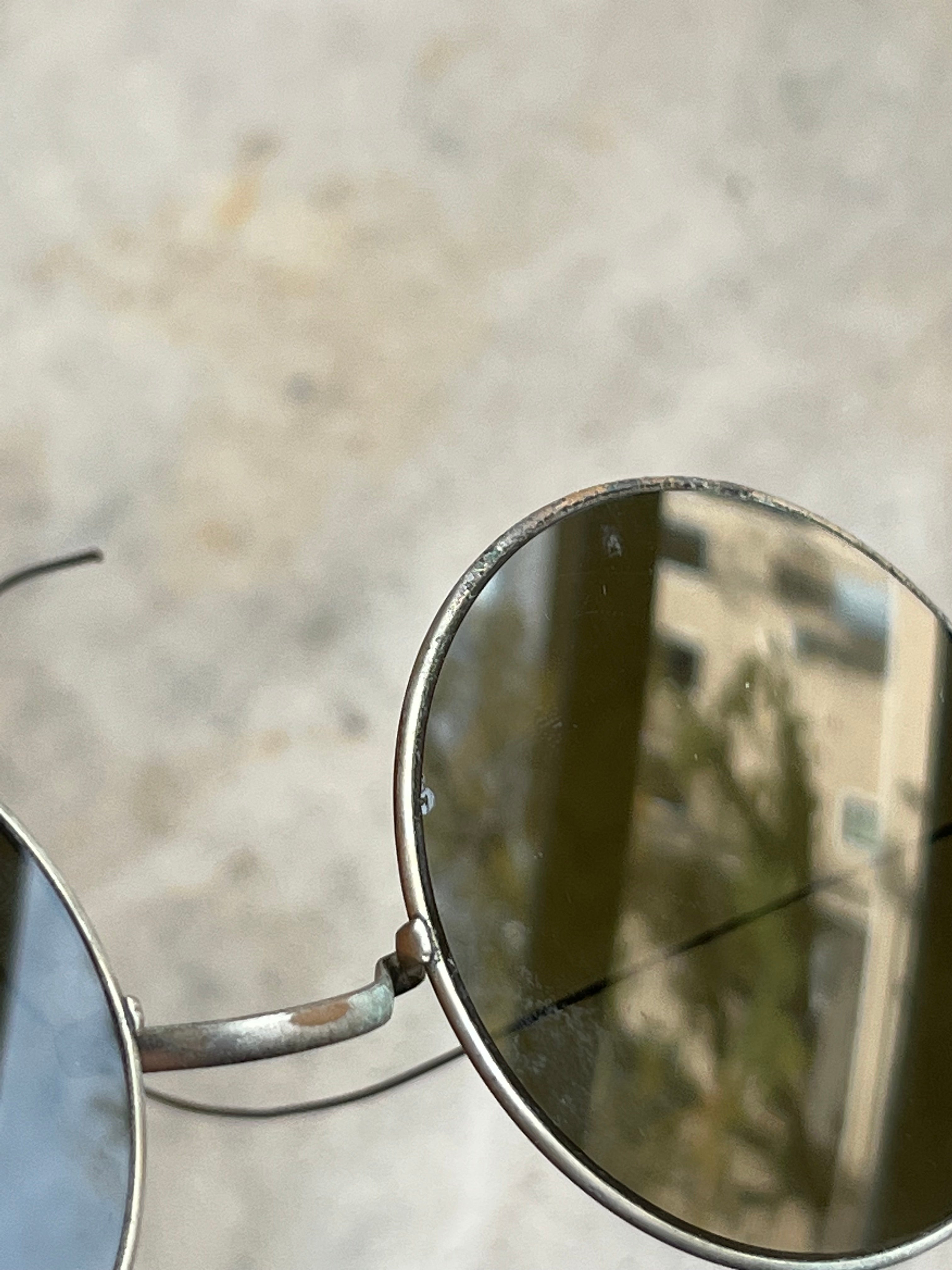 c. 1910s-1920s Tinted Glasses with Round Lenses