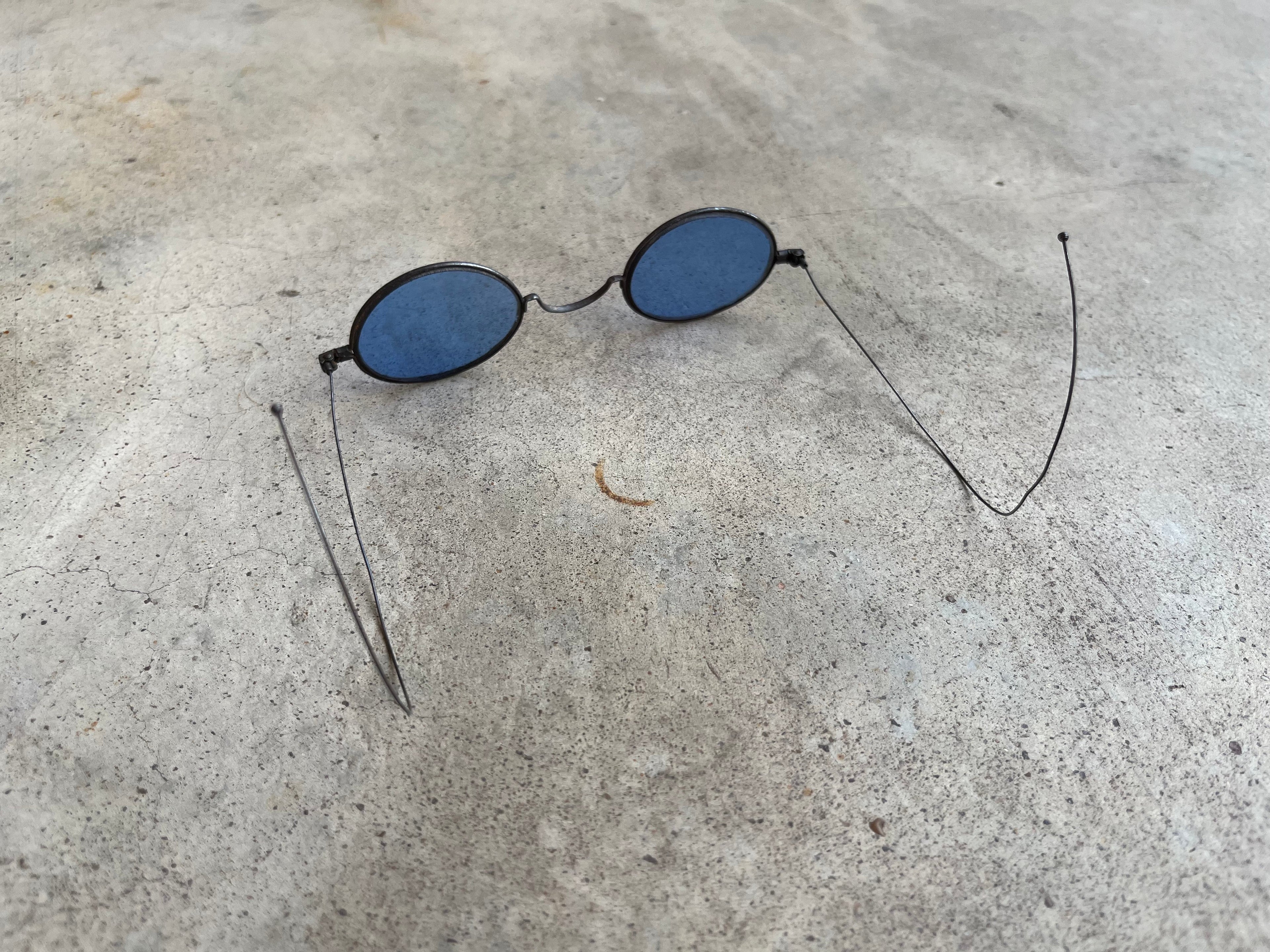 c. 1890s-1900s Blue Tinted Glasses