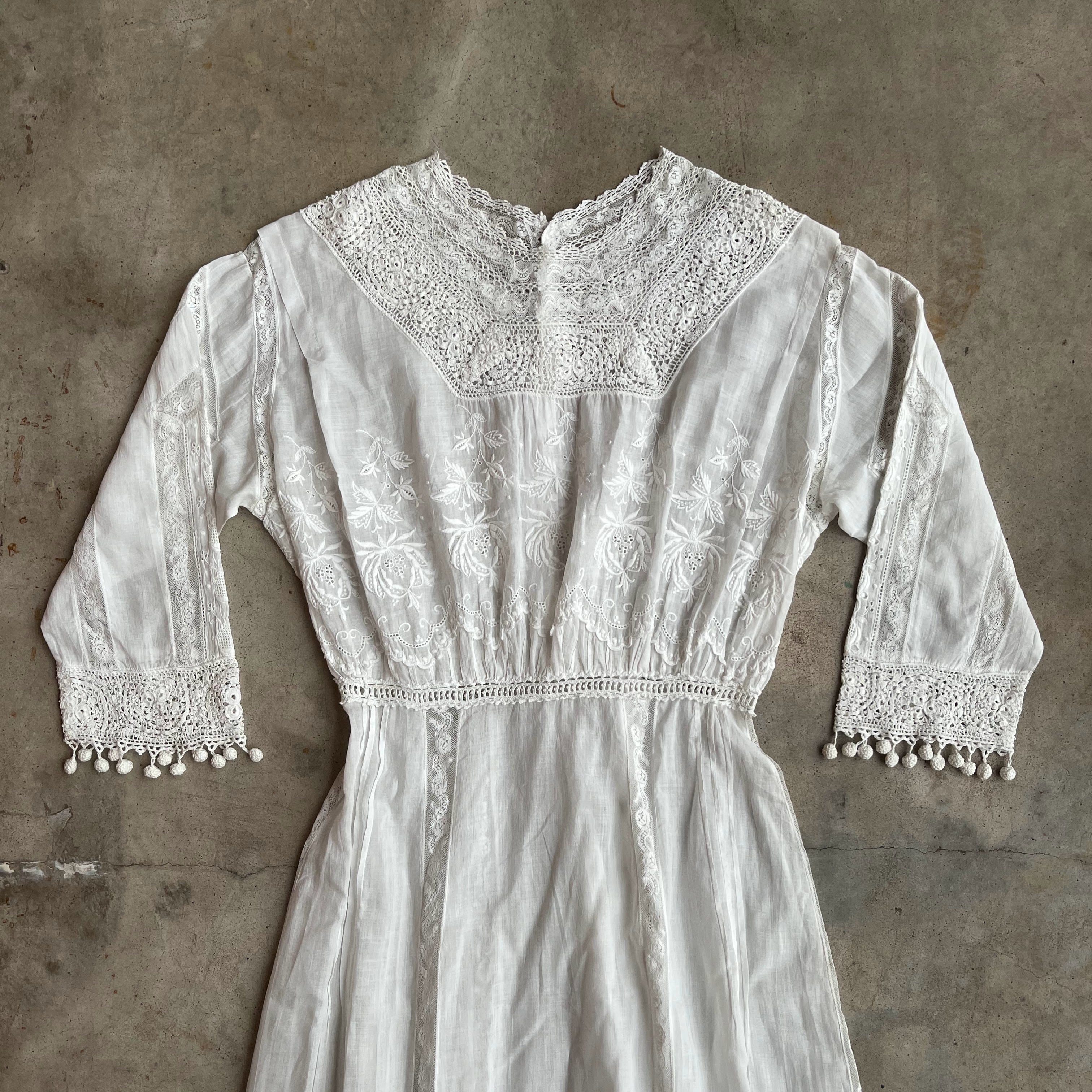 c. Early 1910s Lingerie Dress
