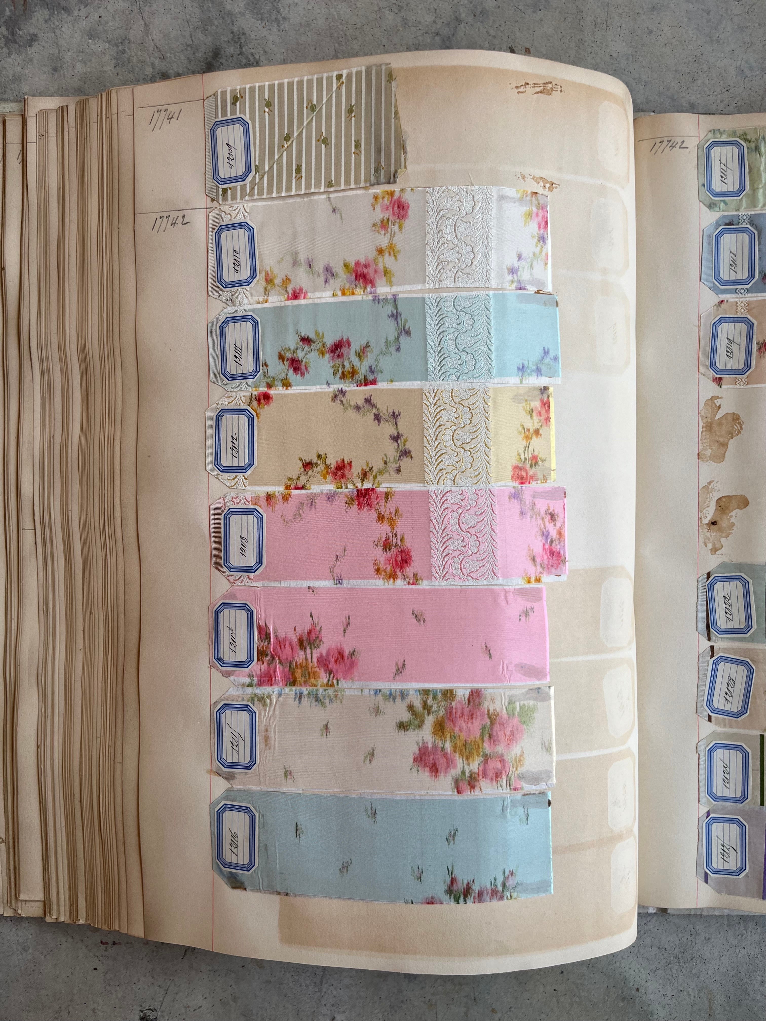 1890s French Fabric Swatchbook