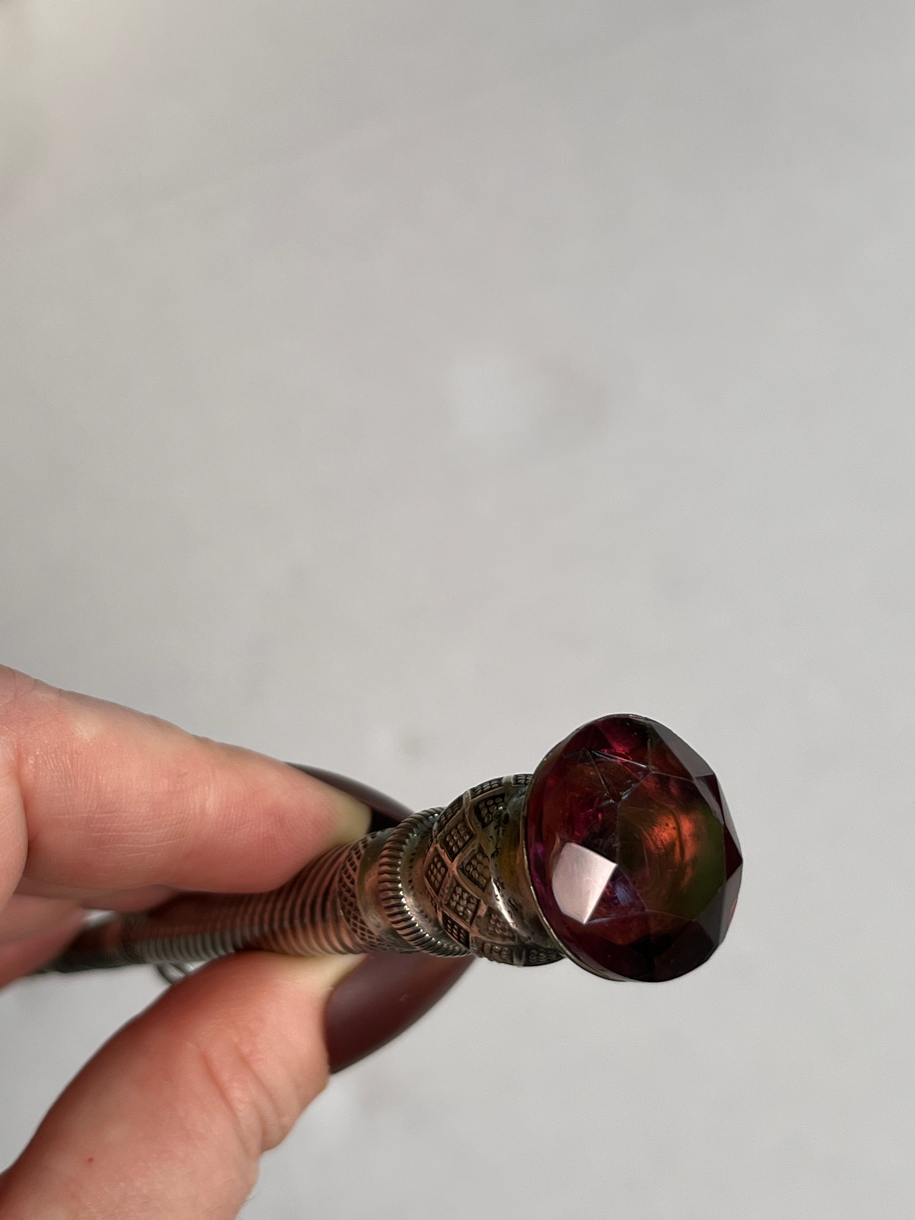 19th c. Sterling Silver Kilt Pin Pendant Conversion
