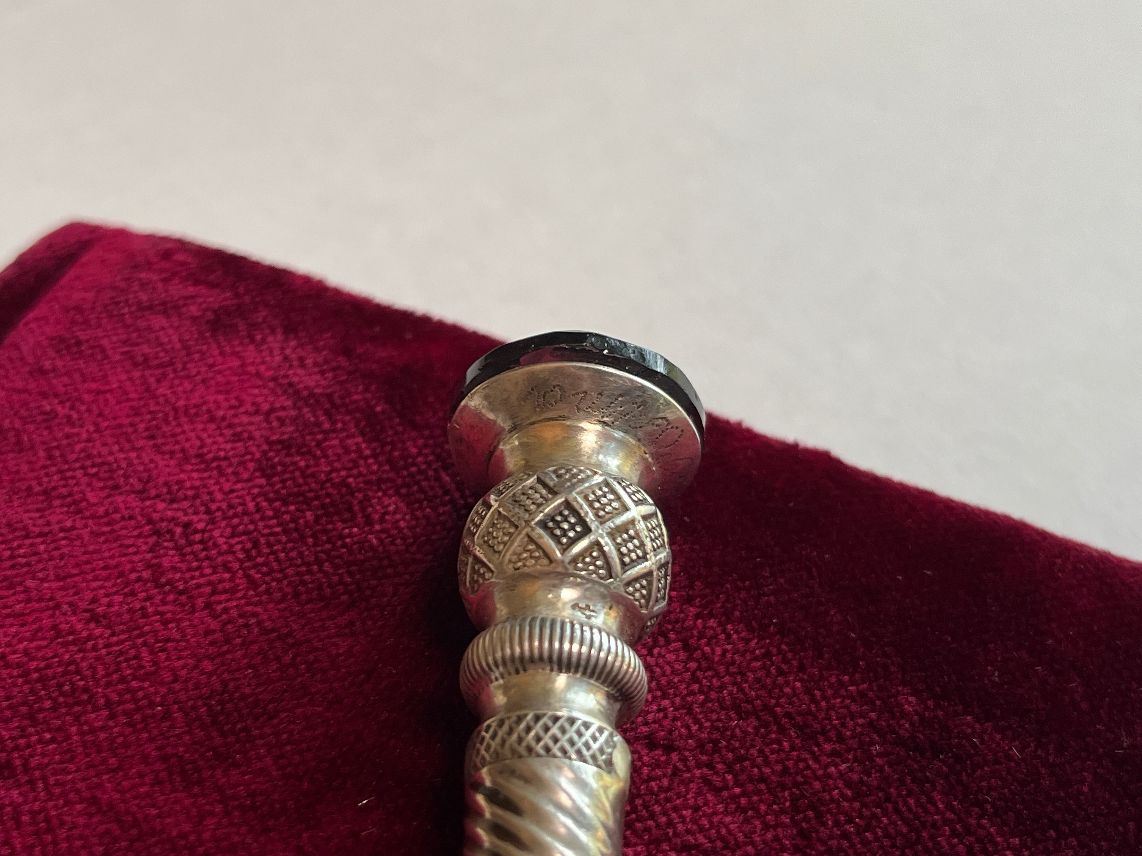 19th c. Sterling Silver Kilt Pin Pendant Conversion