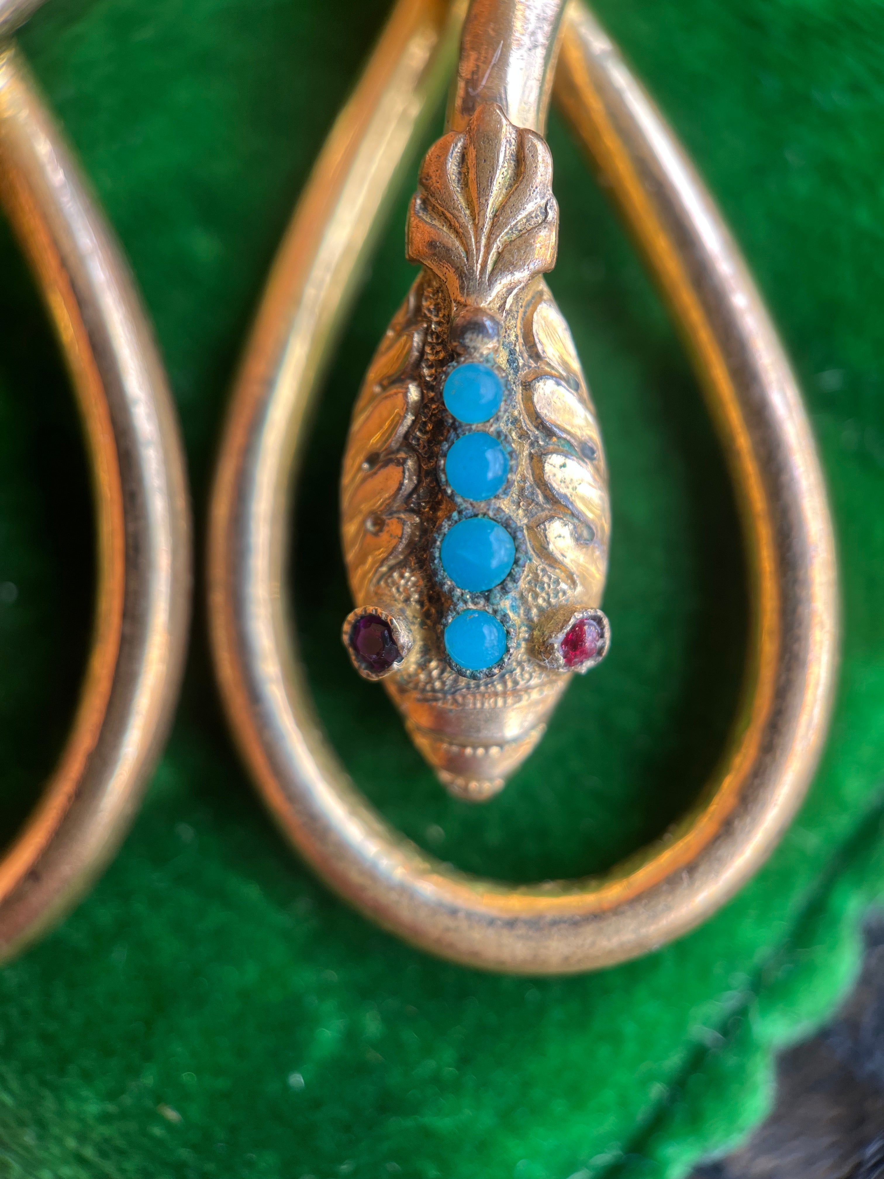 Victorian Snake Earrings