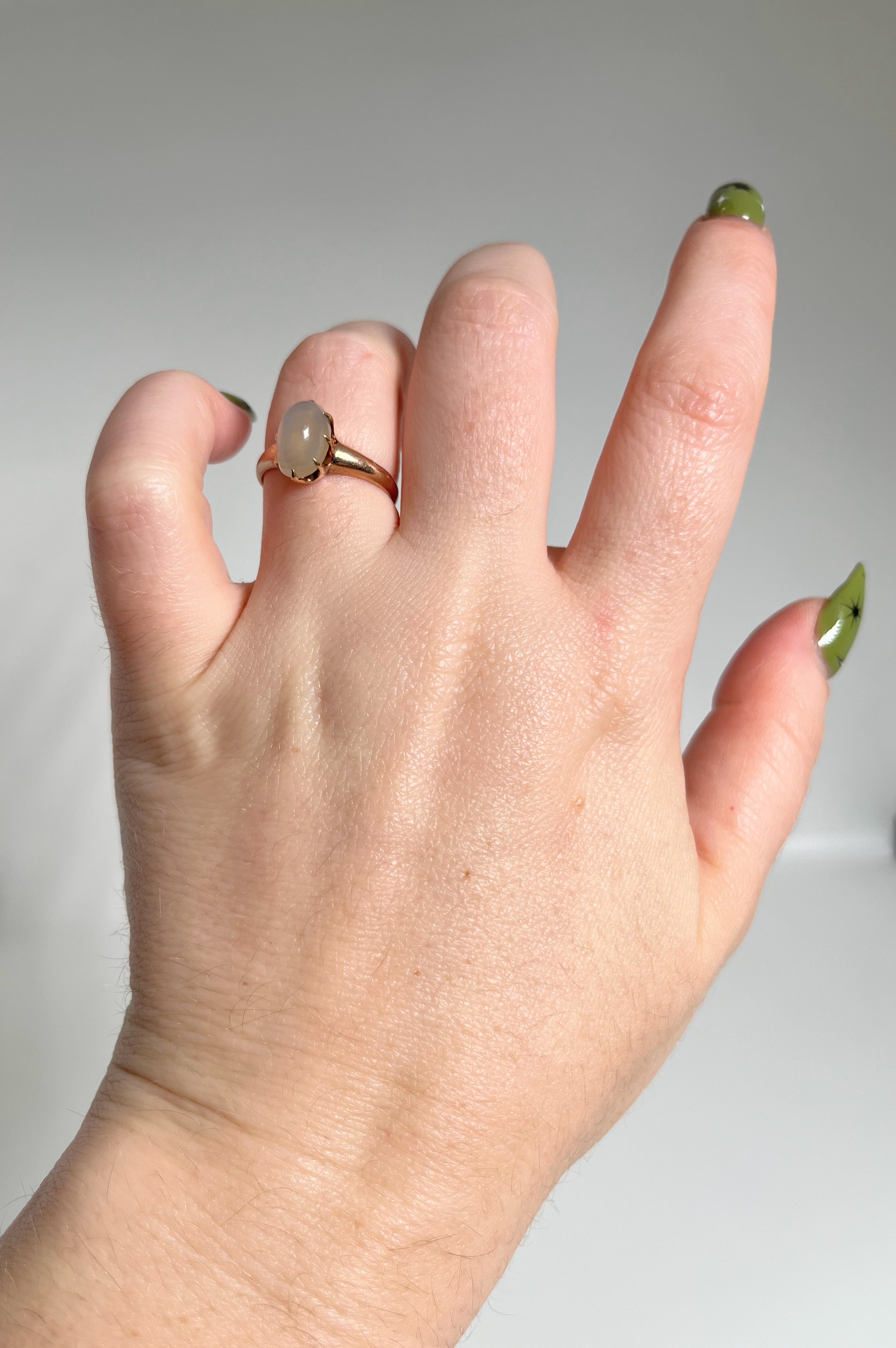 Turn of the Century 10k Gold Moonstone Ring