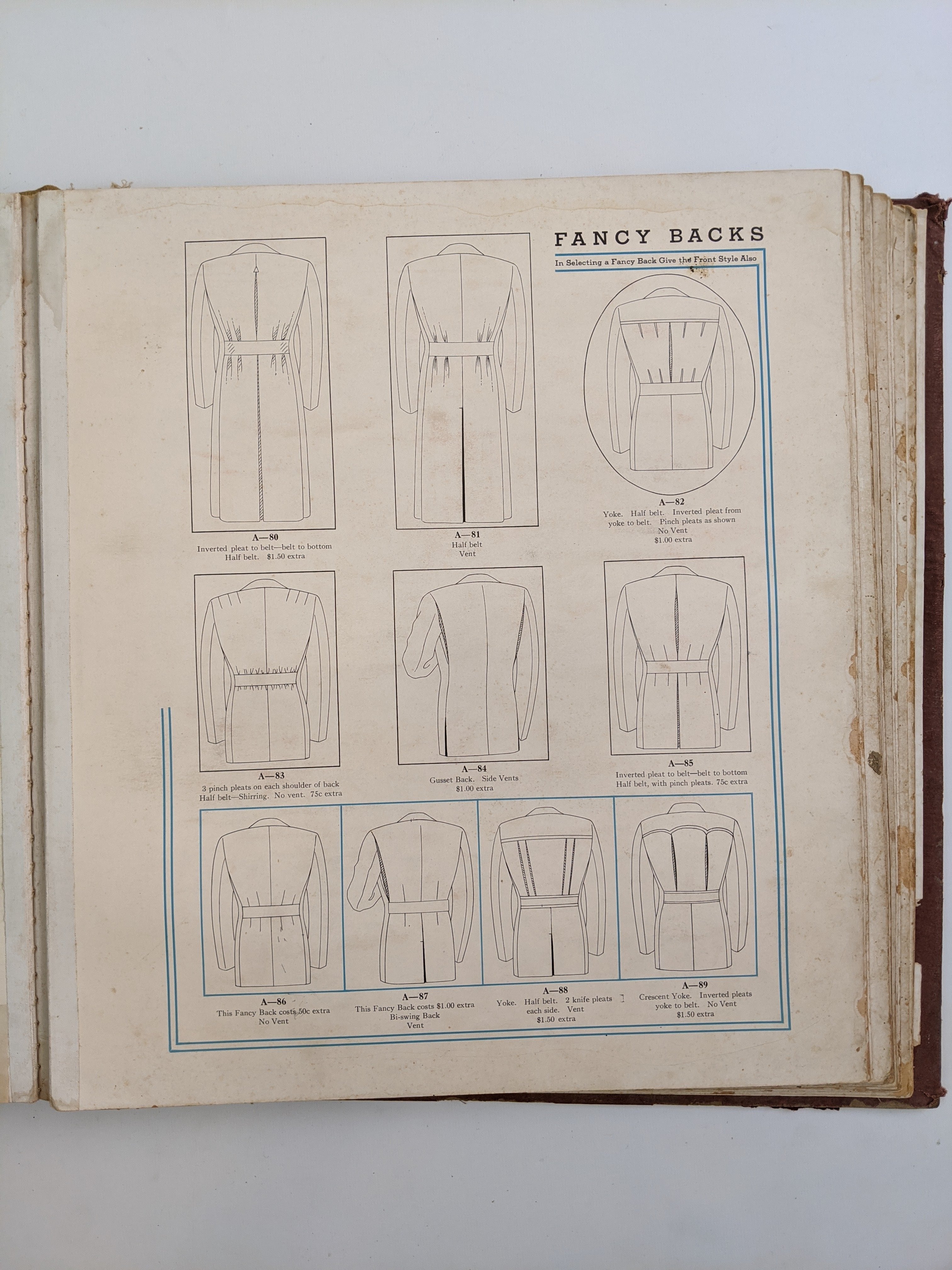 1930s Catalog Scrapbook 1936-37 International Tailoring Co