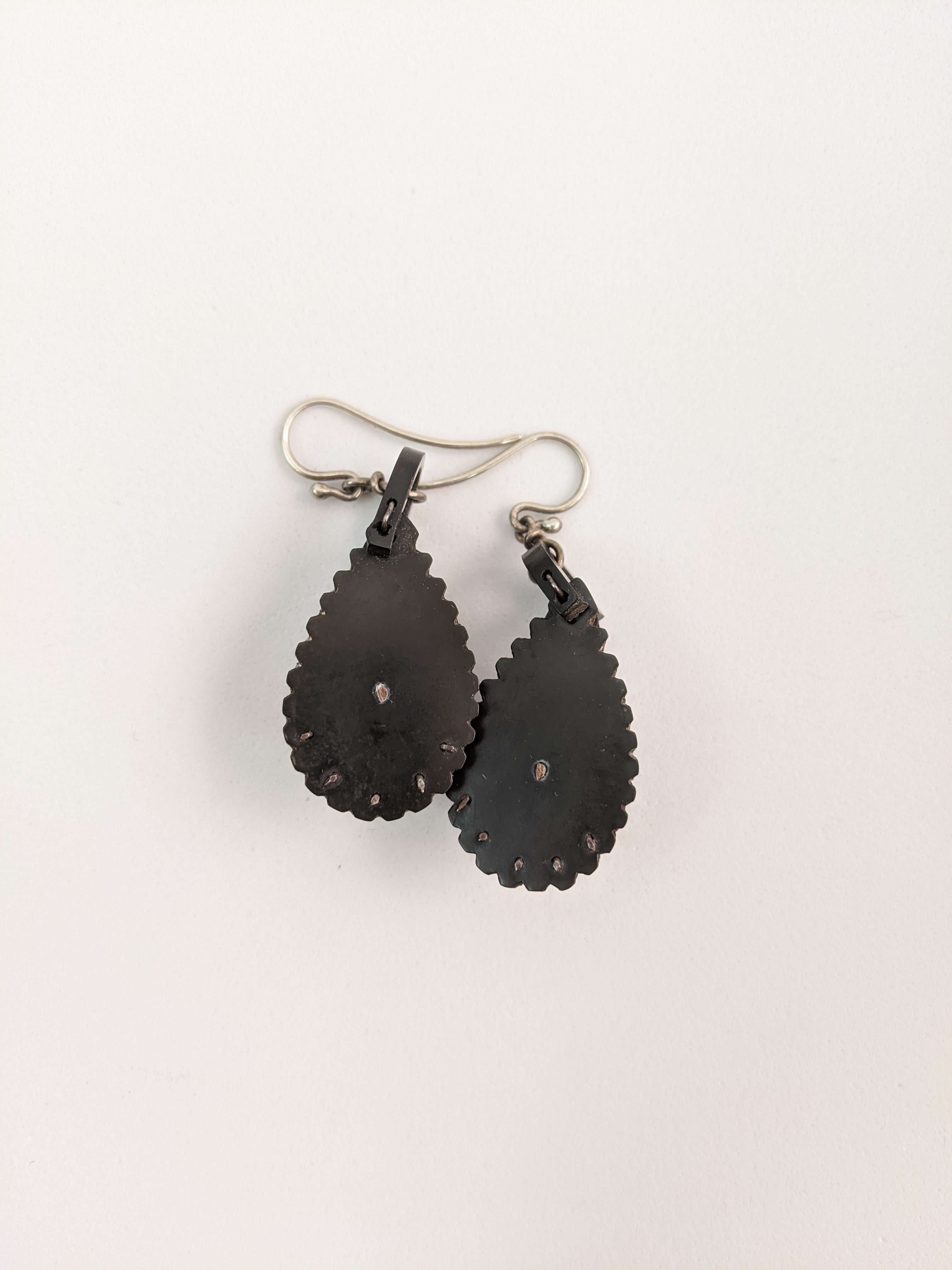 Victorian Vulcanite Earrings