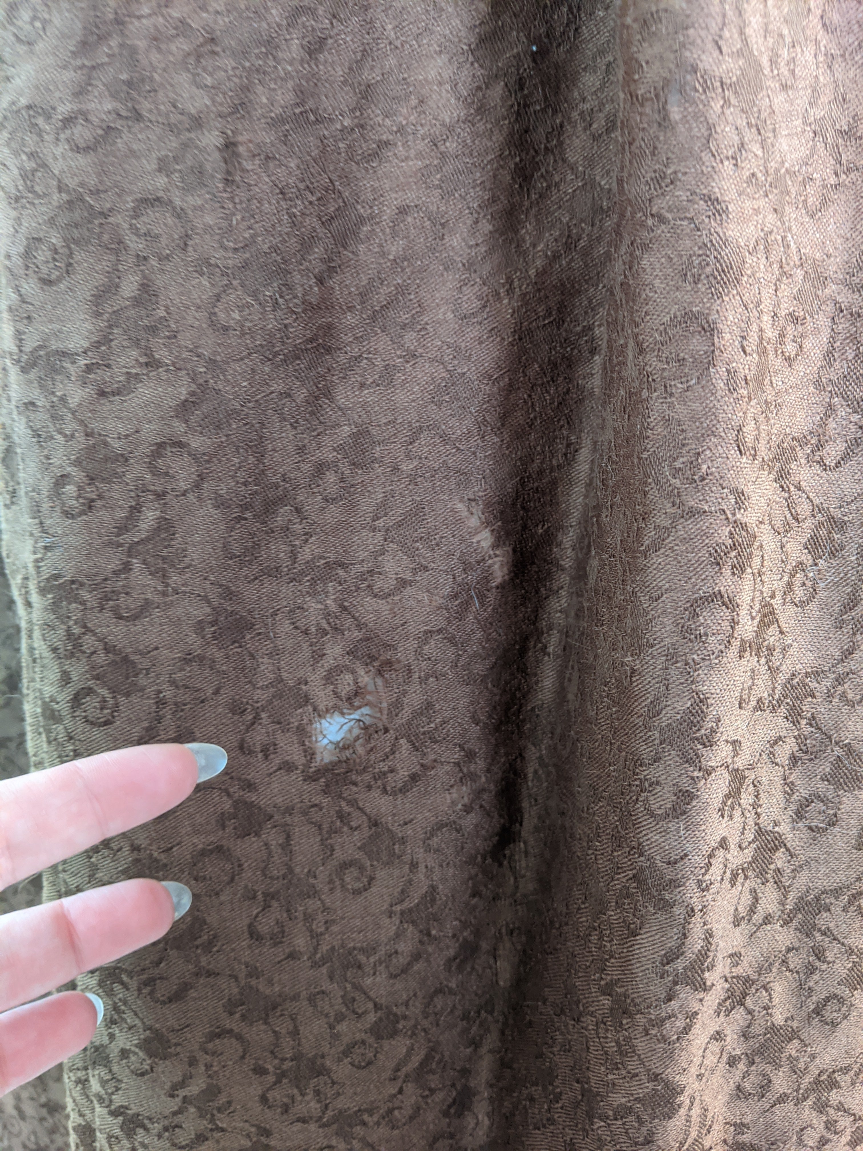 1850s-1860s Wool Dress