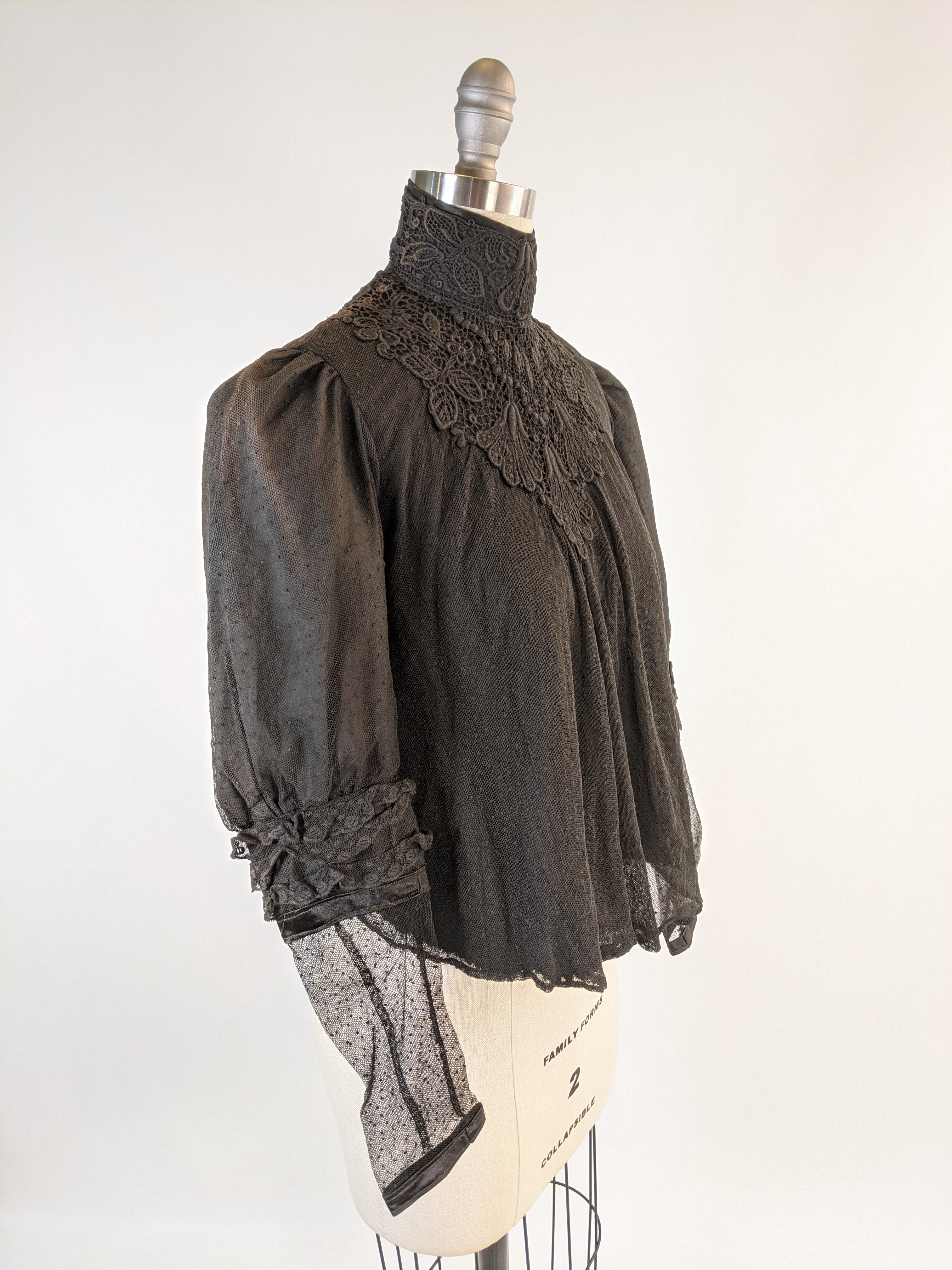 Edwardian Net Lace Shirtwaist