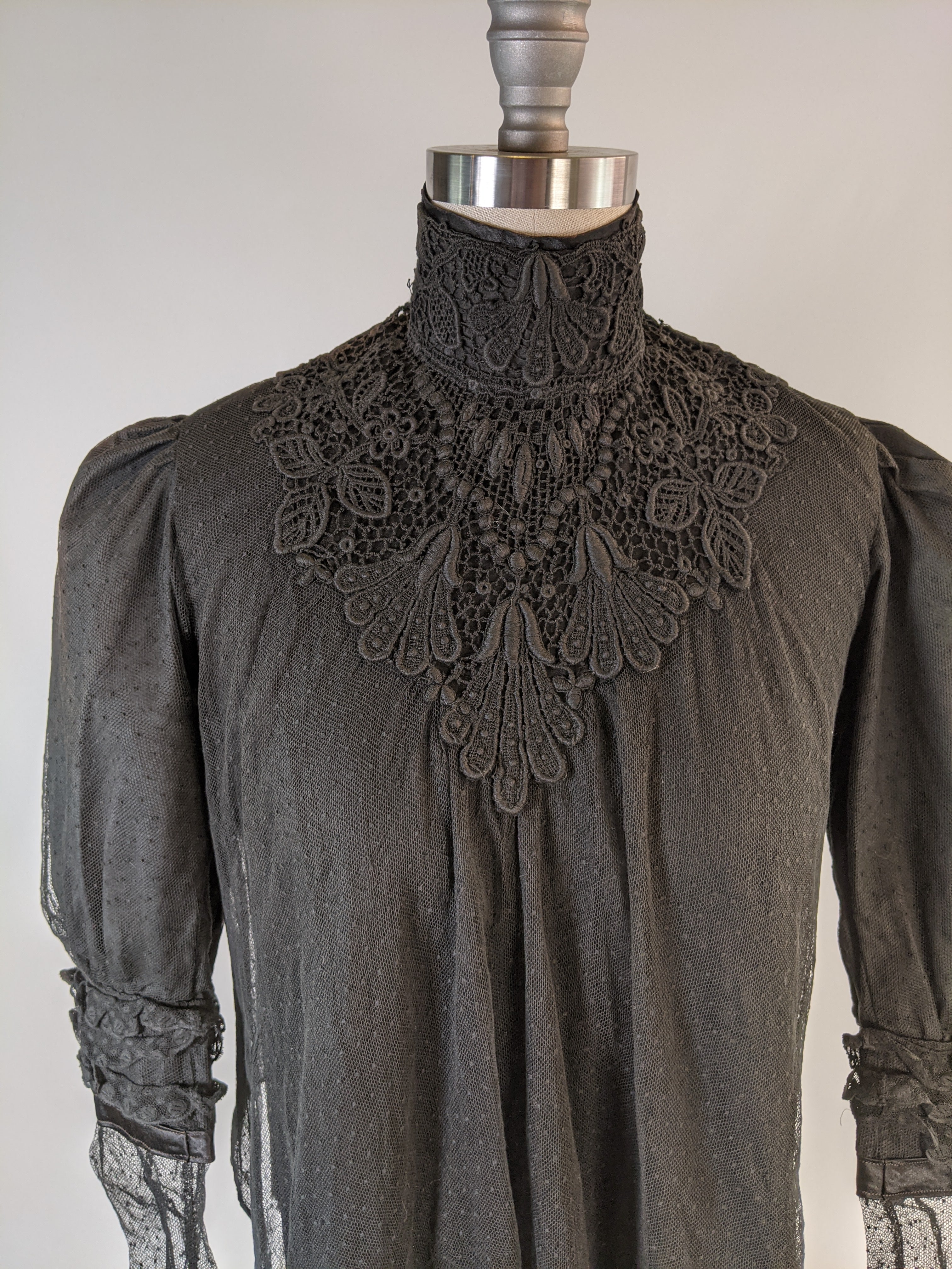 Edwardian Net Lace Shirtwaist