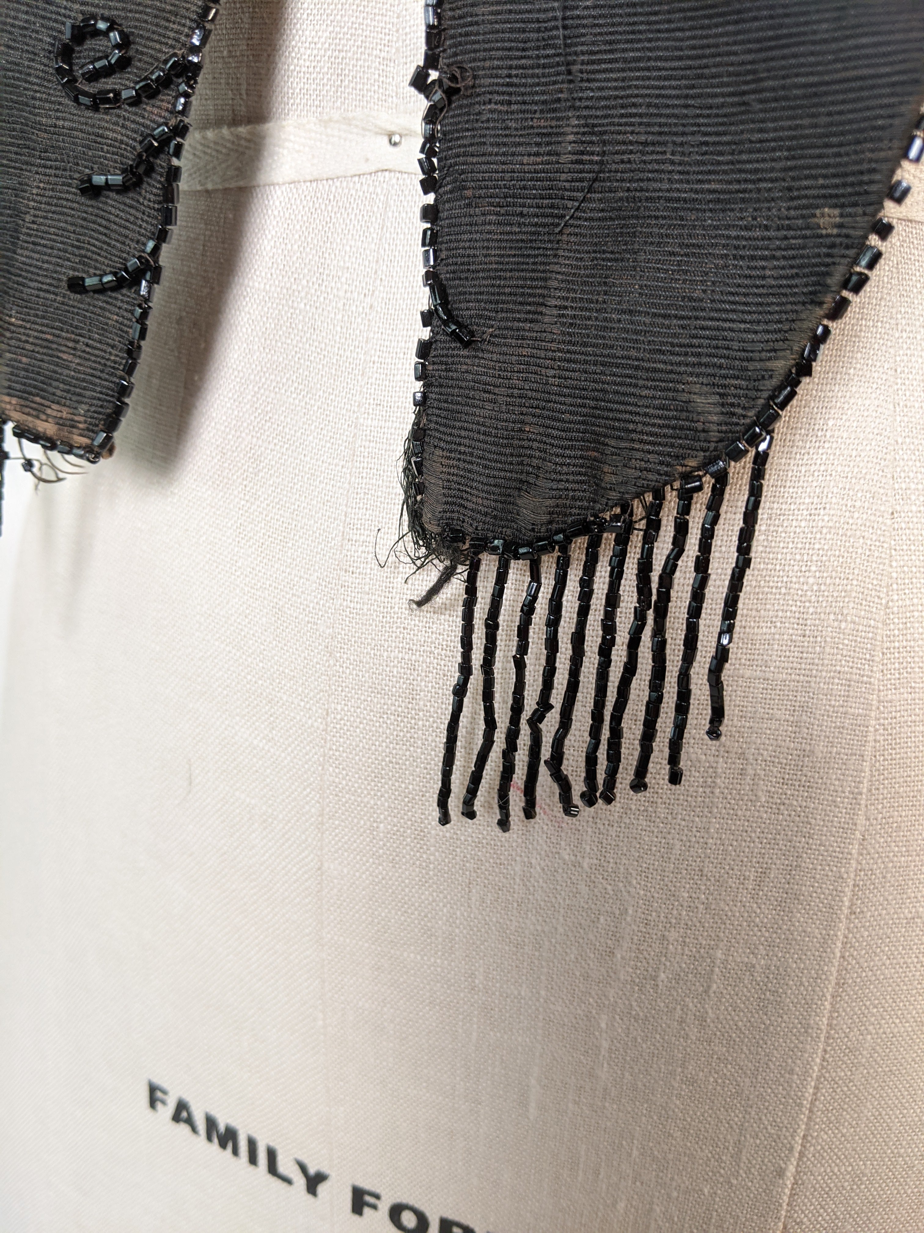 1880s Beaded Mantle