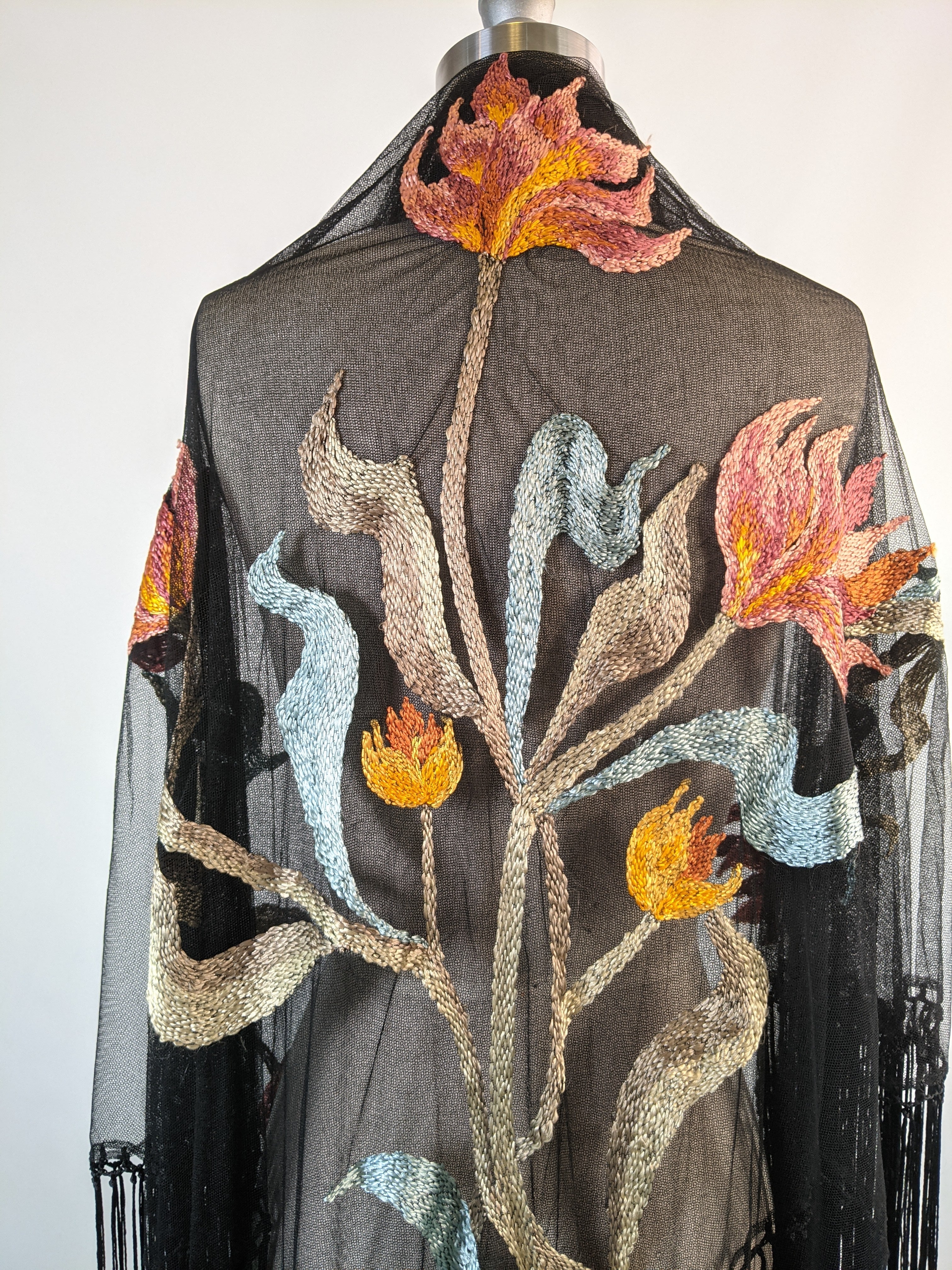 Art Nouveau Piano Shawl