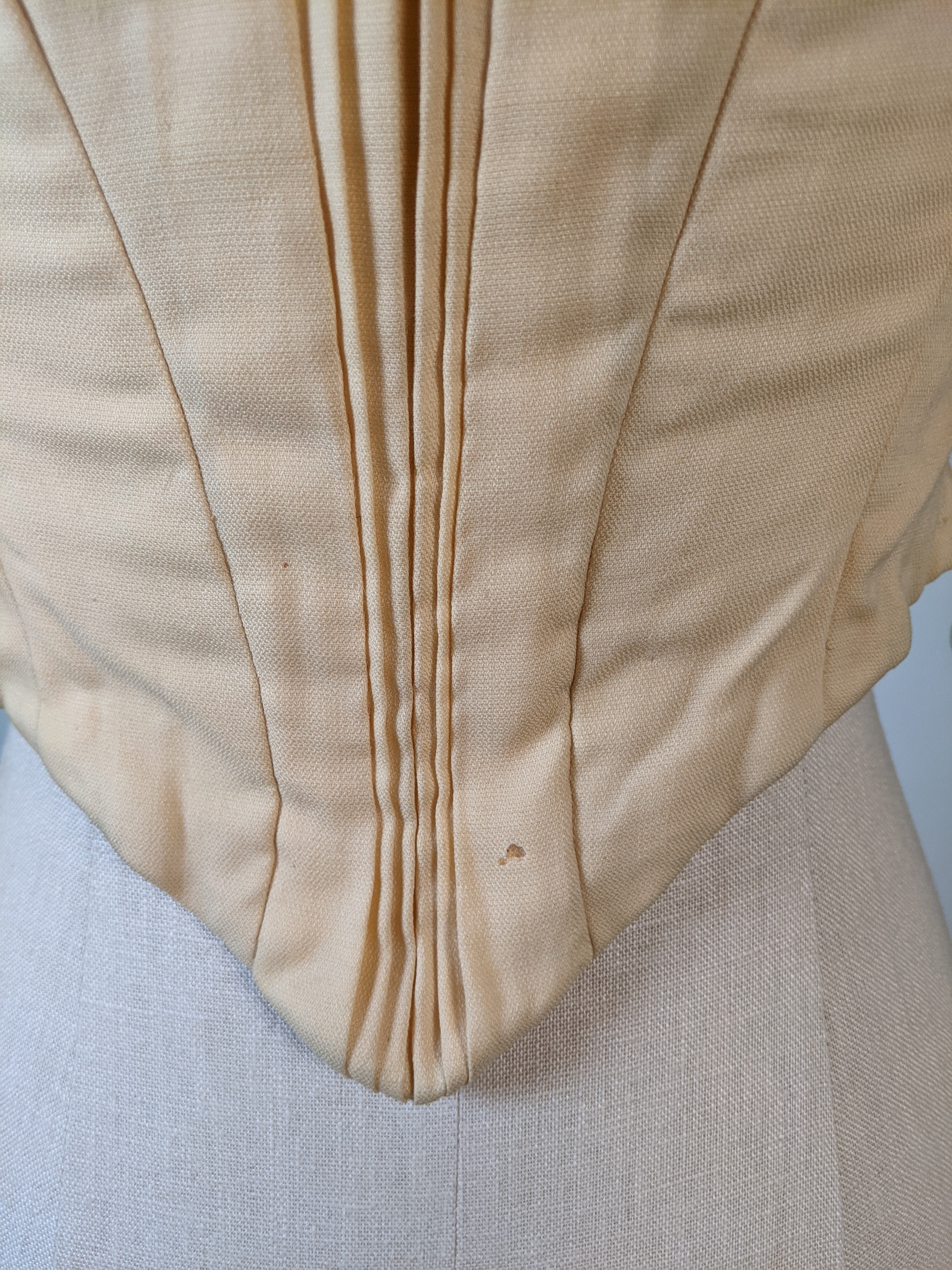 1880s Champagne Bodice