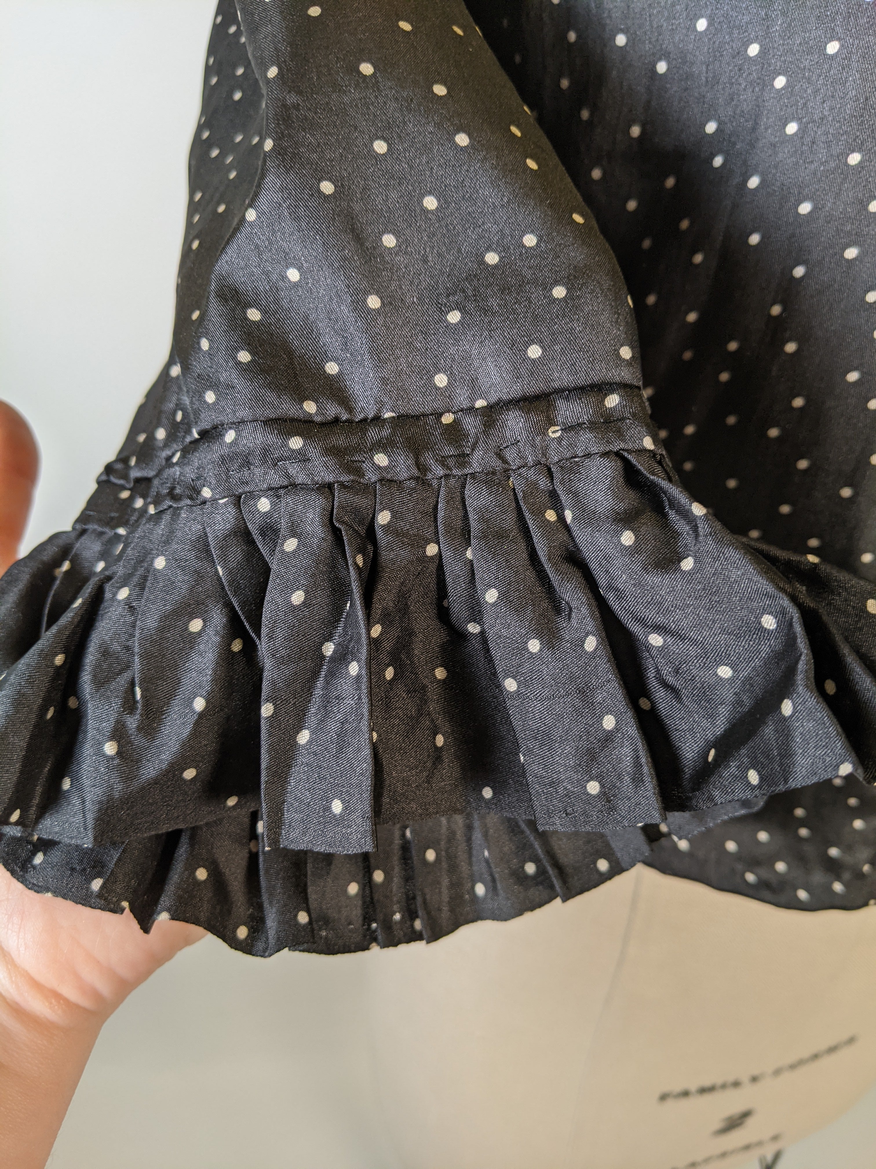 1910s Polka Dot Blouse
