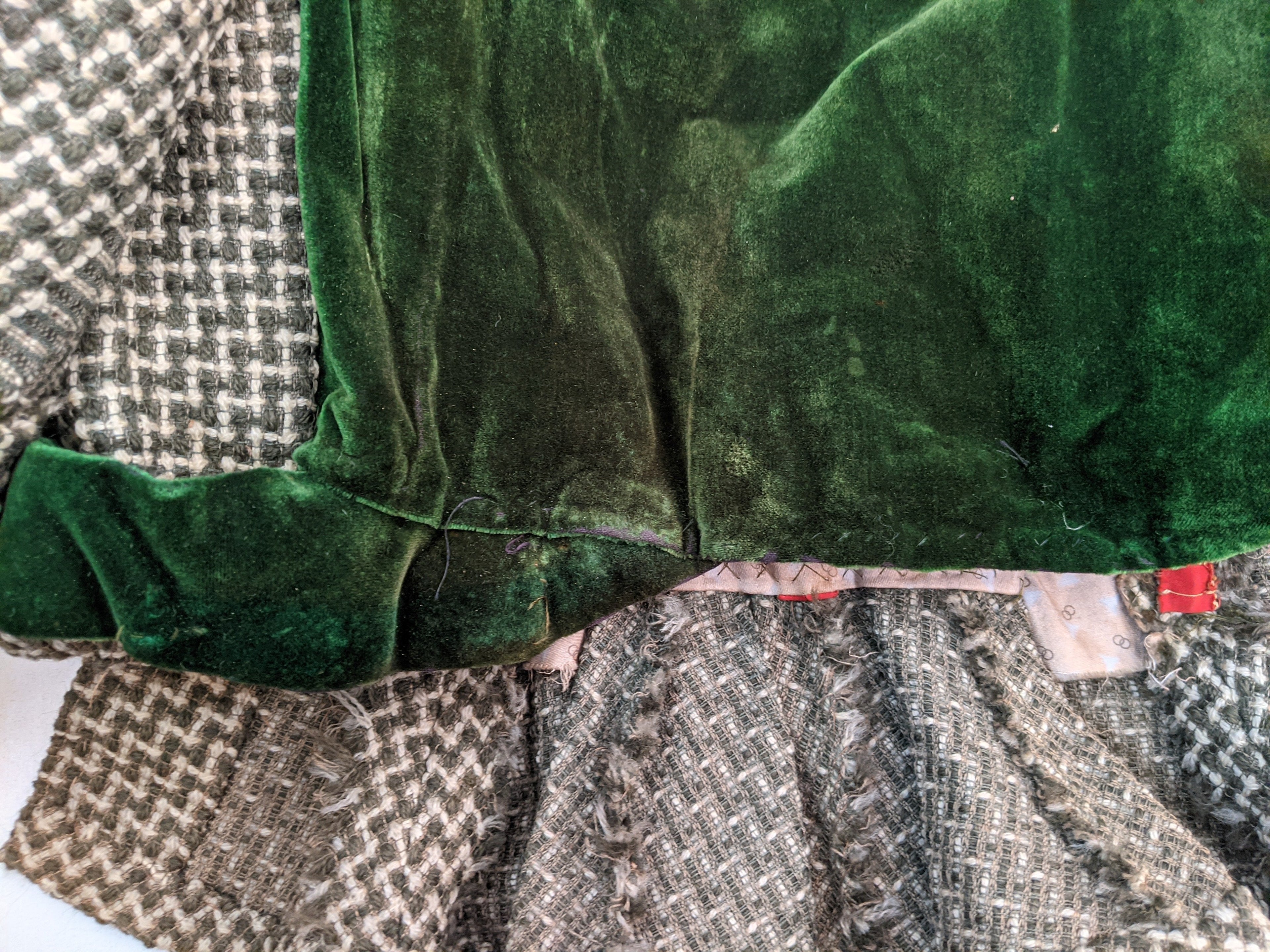 1890s Green + Brown Bodice
