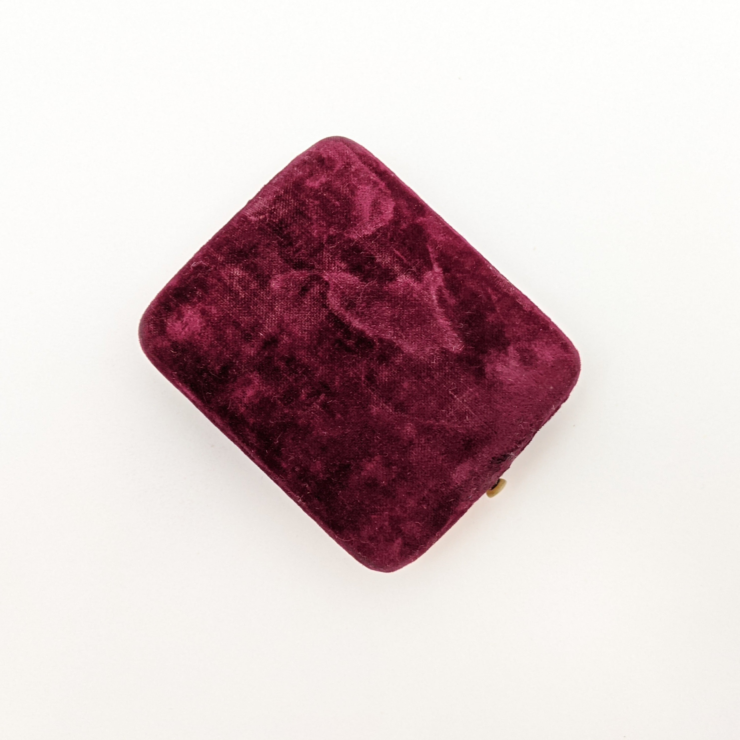 Ruby Red Victorian Velvet Box
