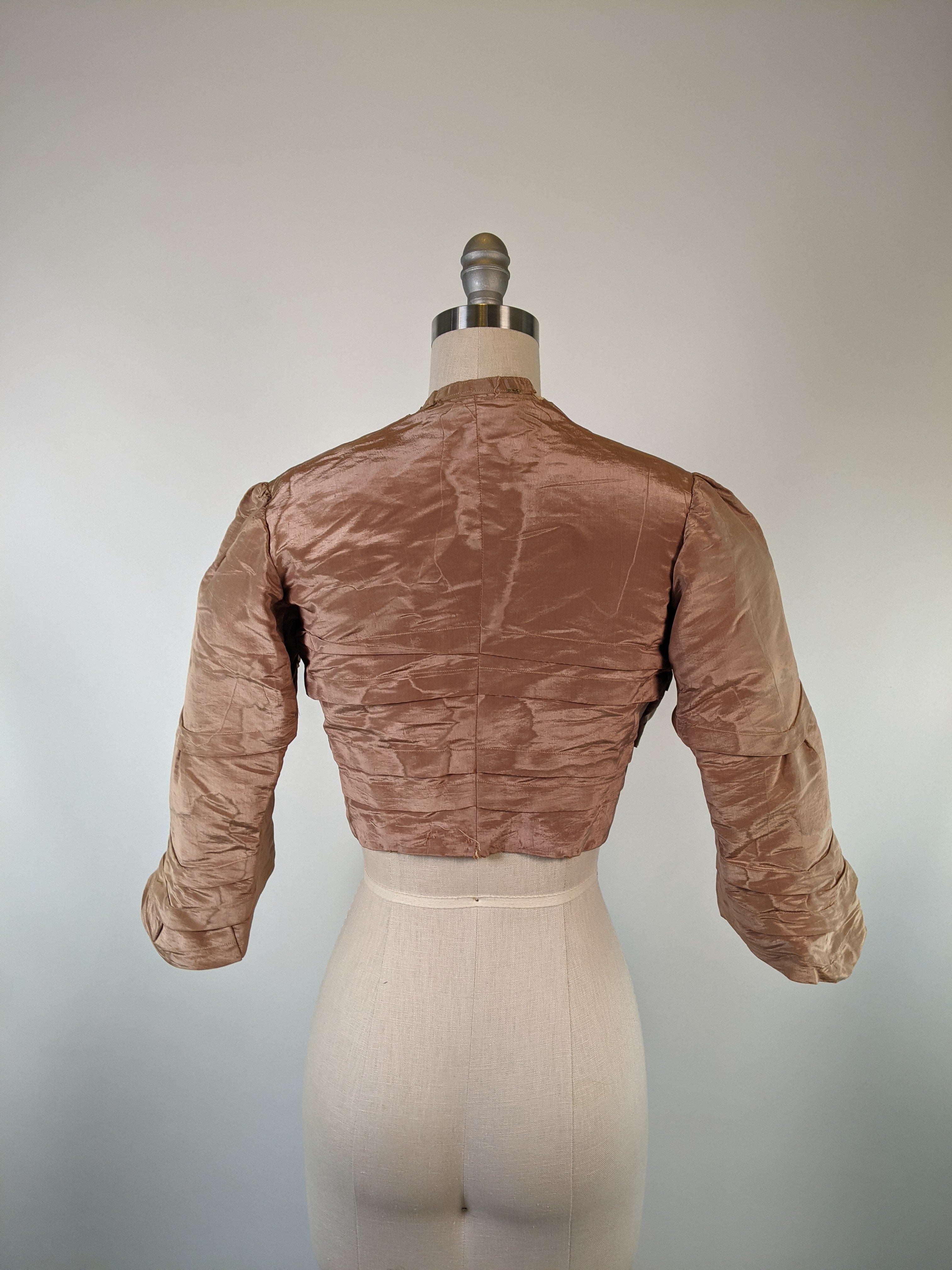 Edwardian Moire Silk Bodice