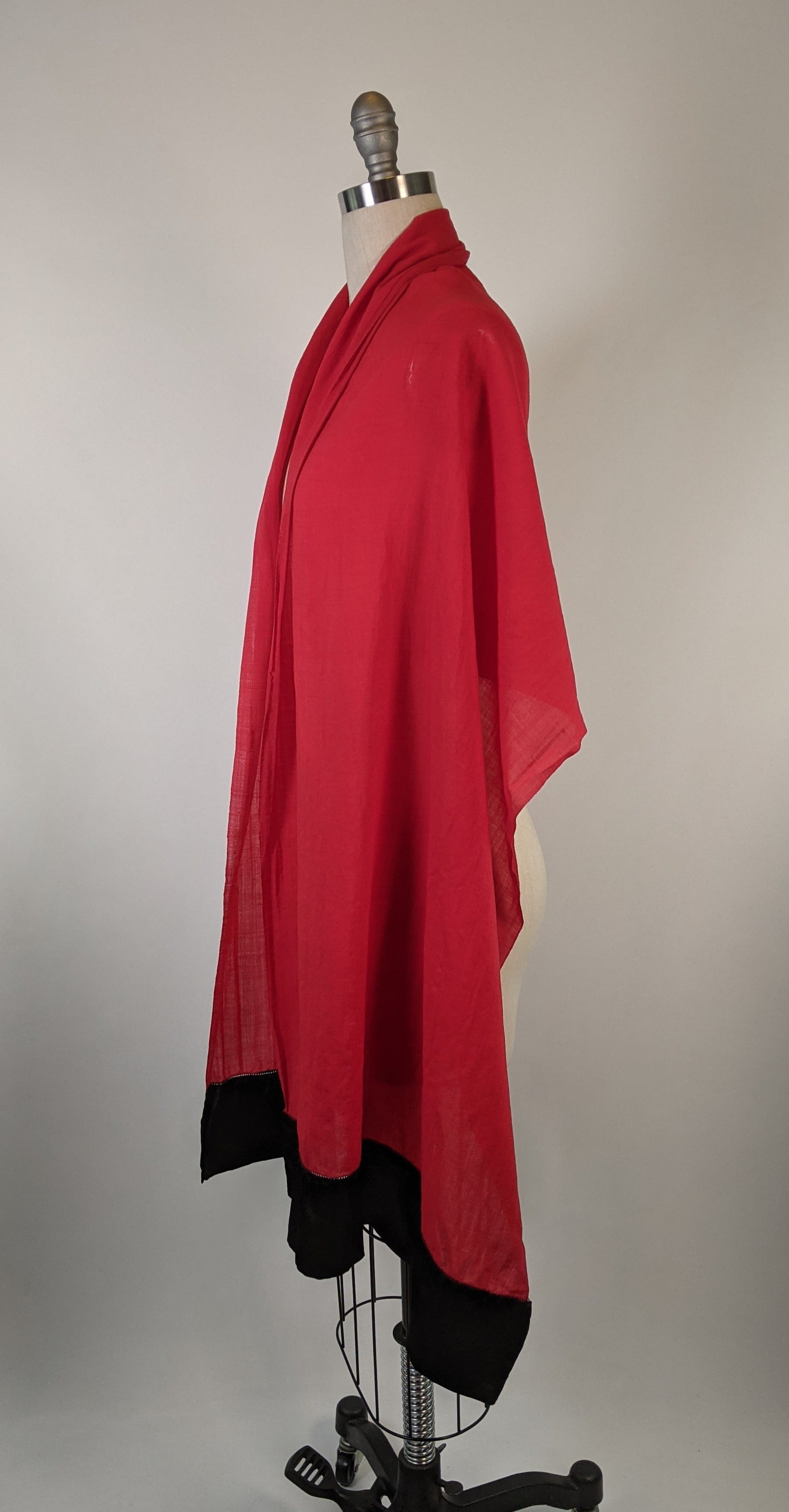 1910s-1920s Wool + Silk Scarf