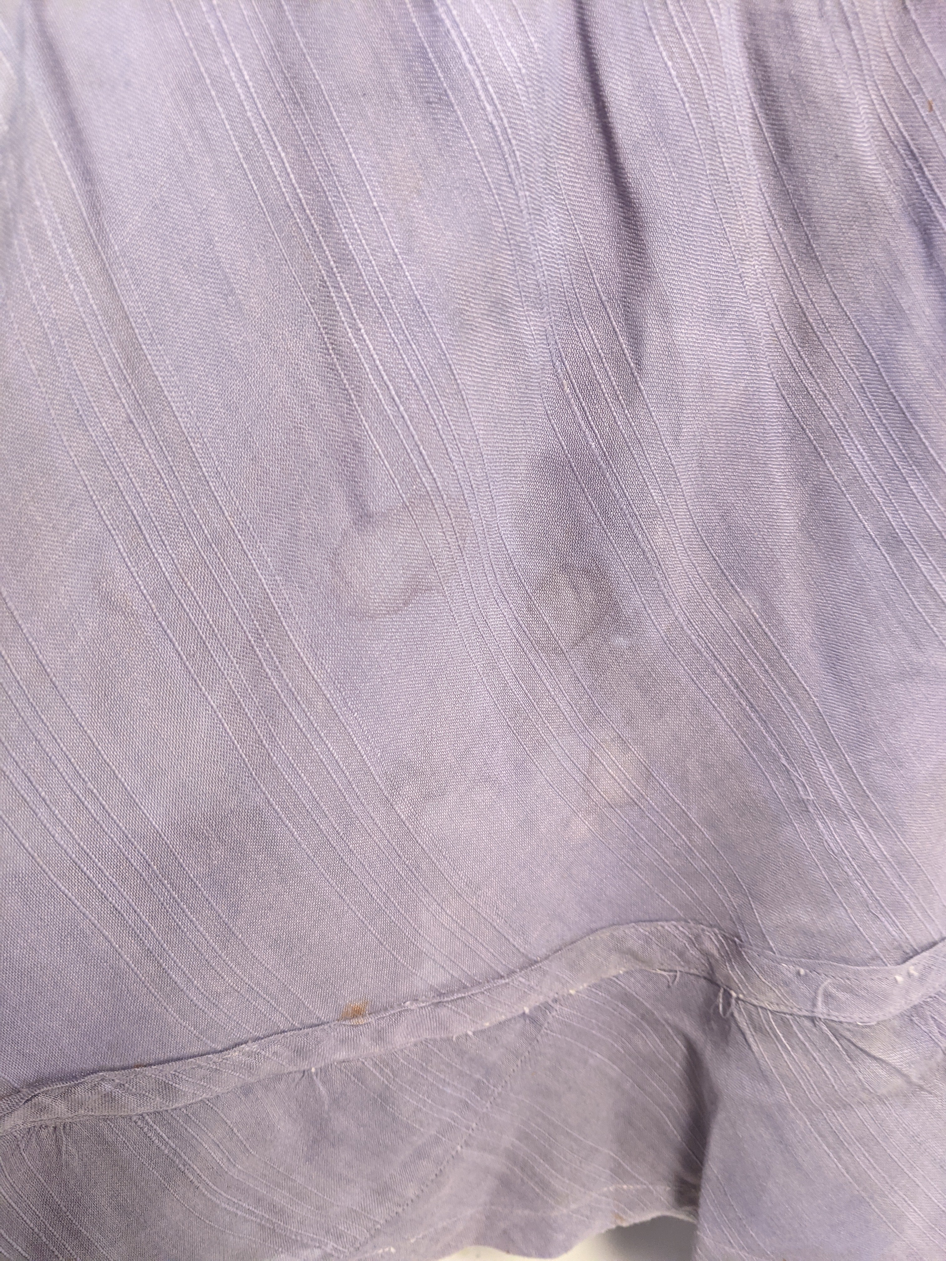 1900s Lilac Cotton Petticoat