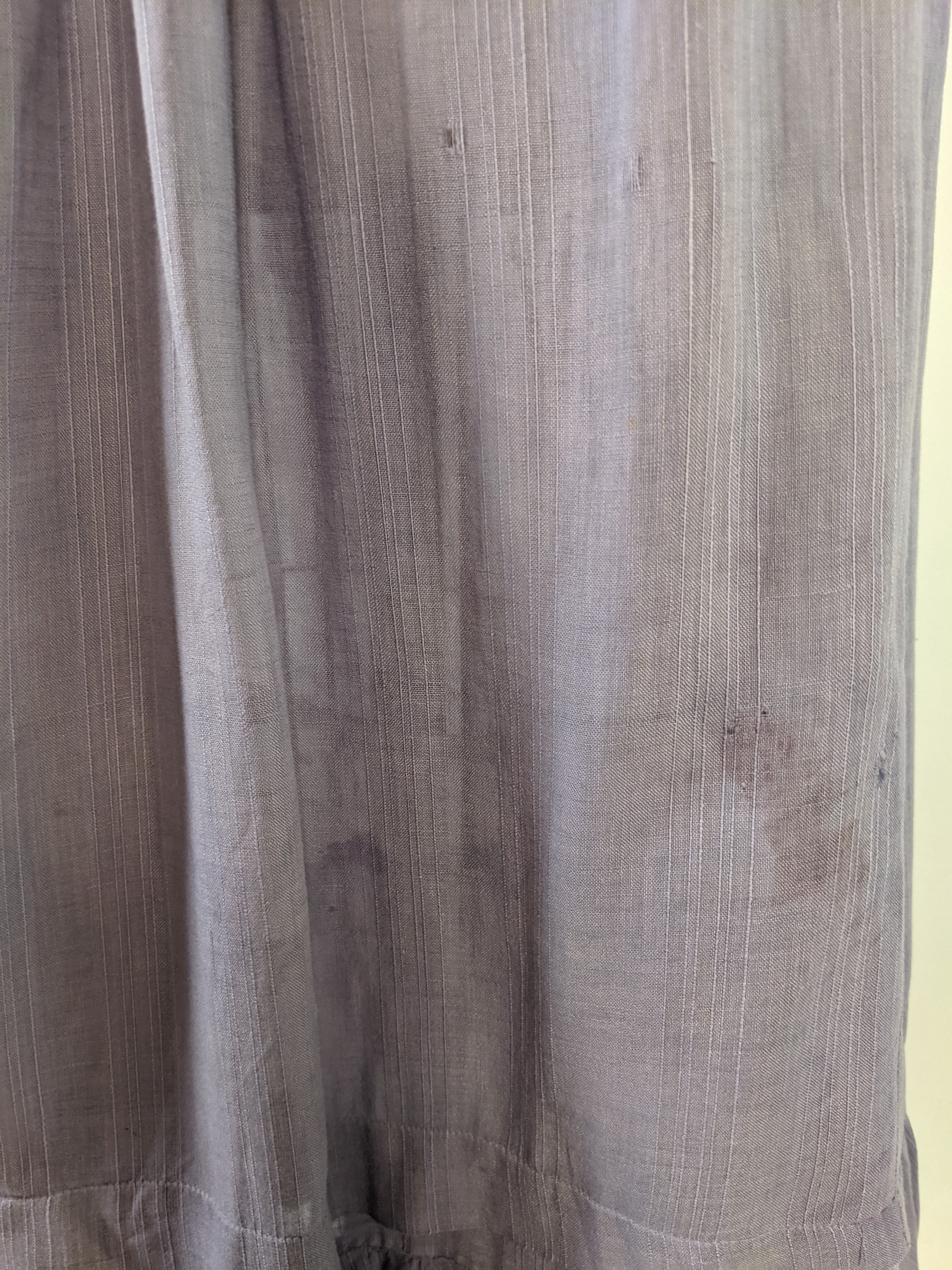 1900s Lilac Cotton Petticoat