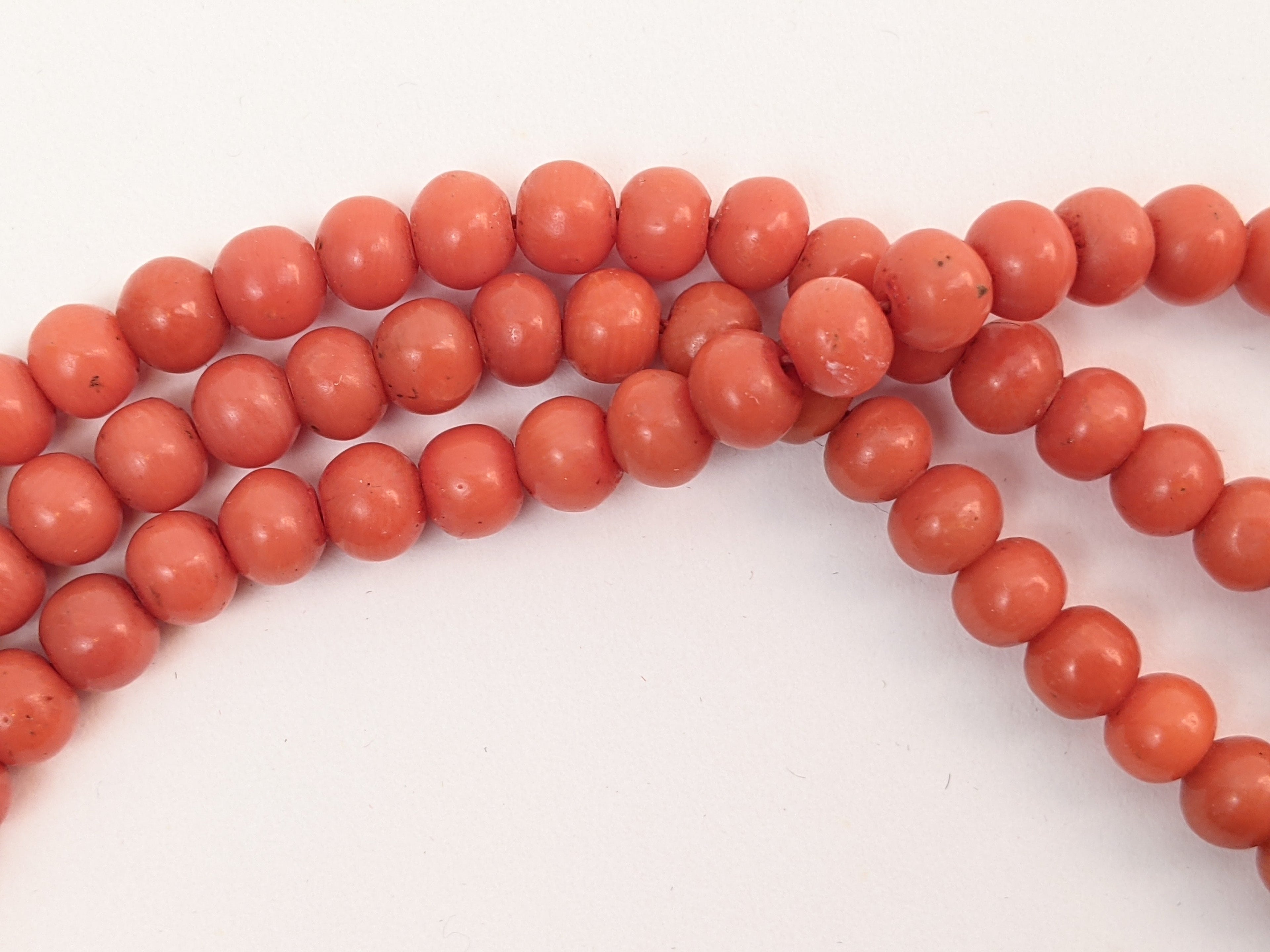 Coral Bead Bracelet C. 1890