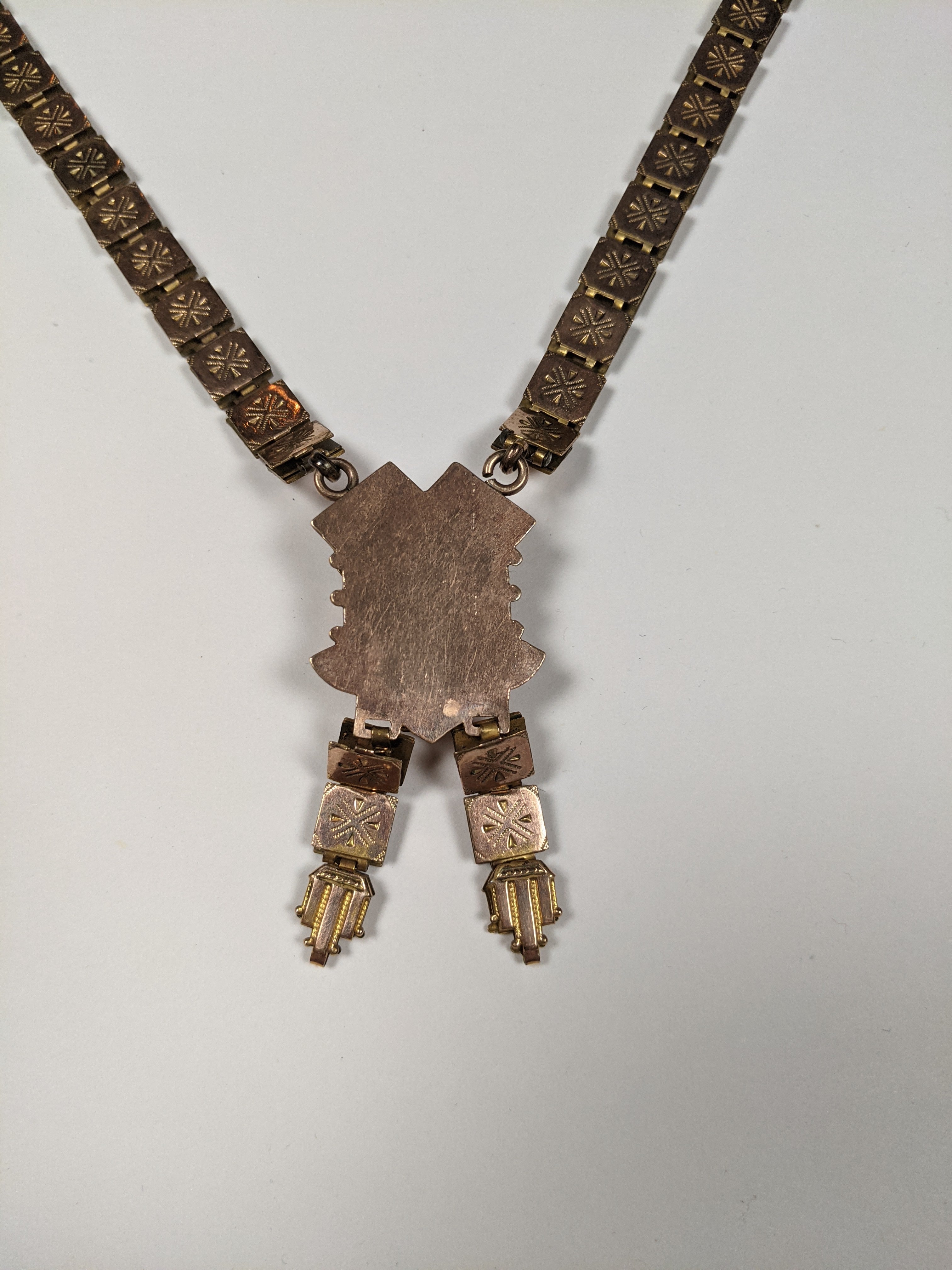 Victorian Owl Book Chain Necklace