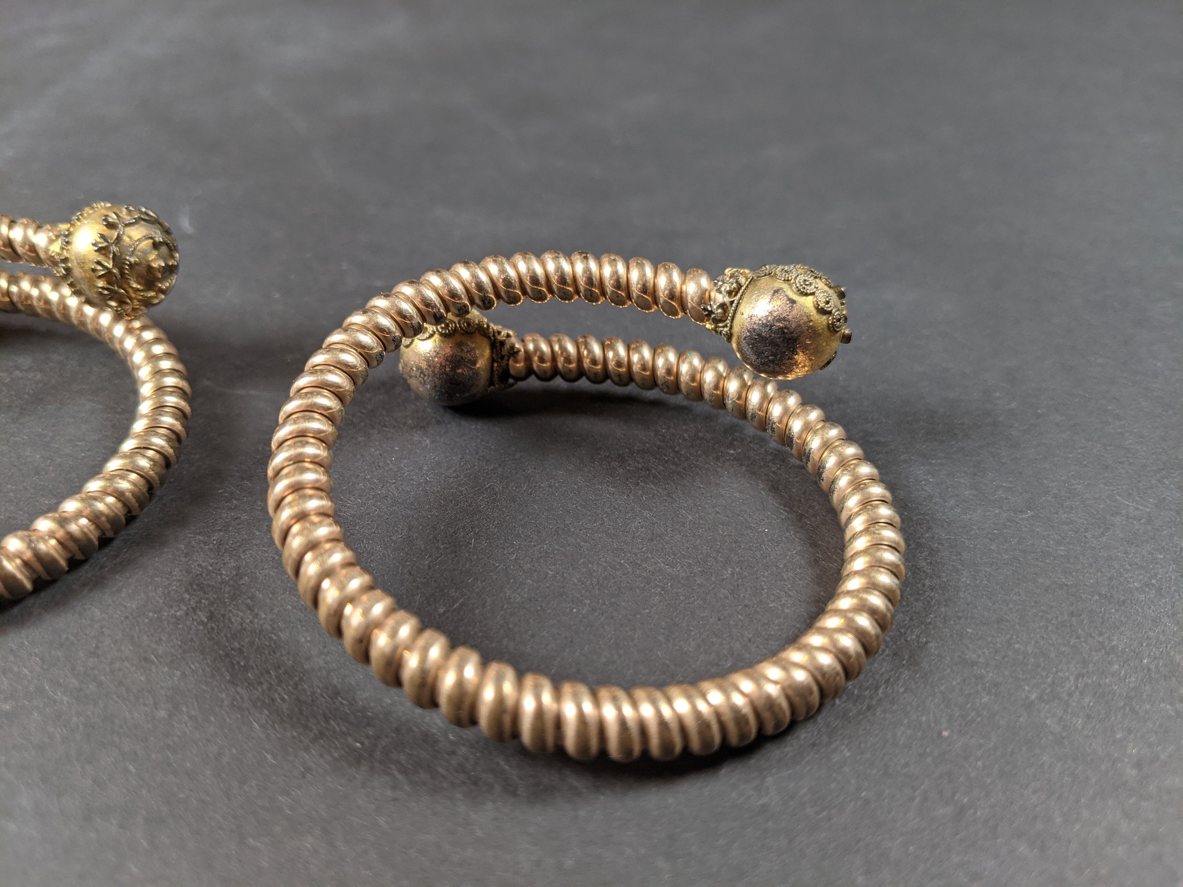 Pair of Victorian Bypass Bracelets