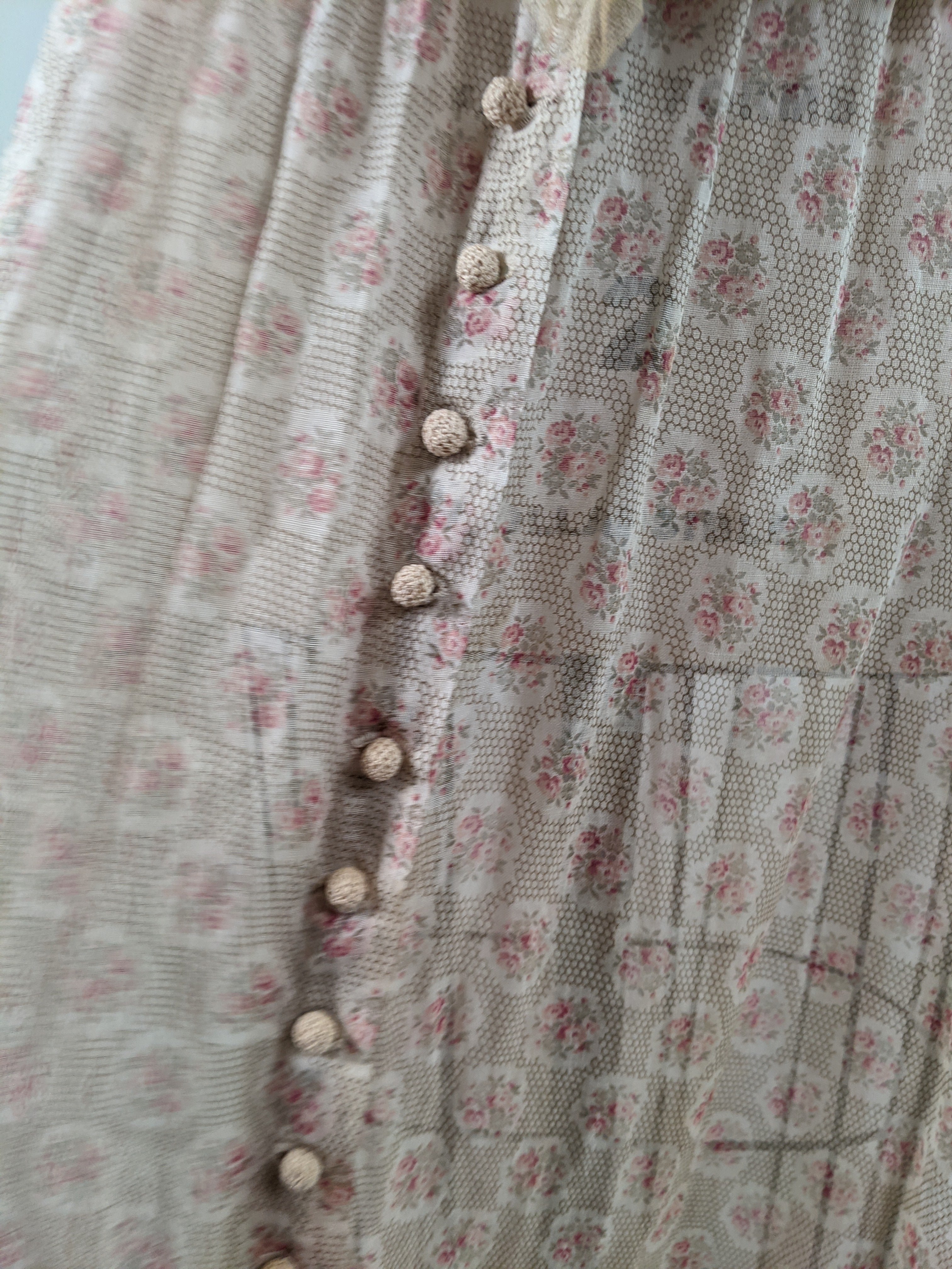 Late 1910s Cotton Voile Dress