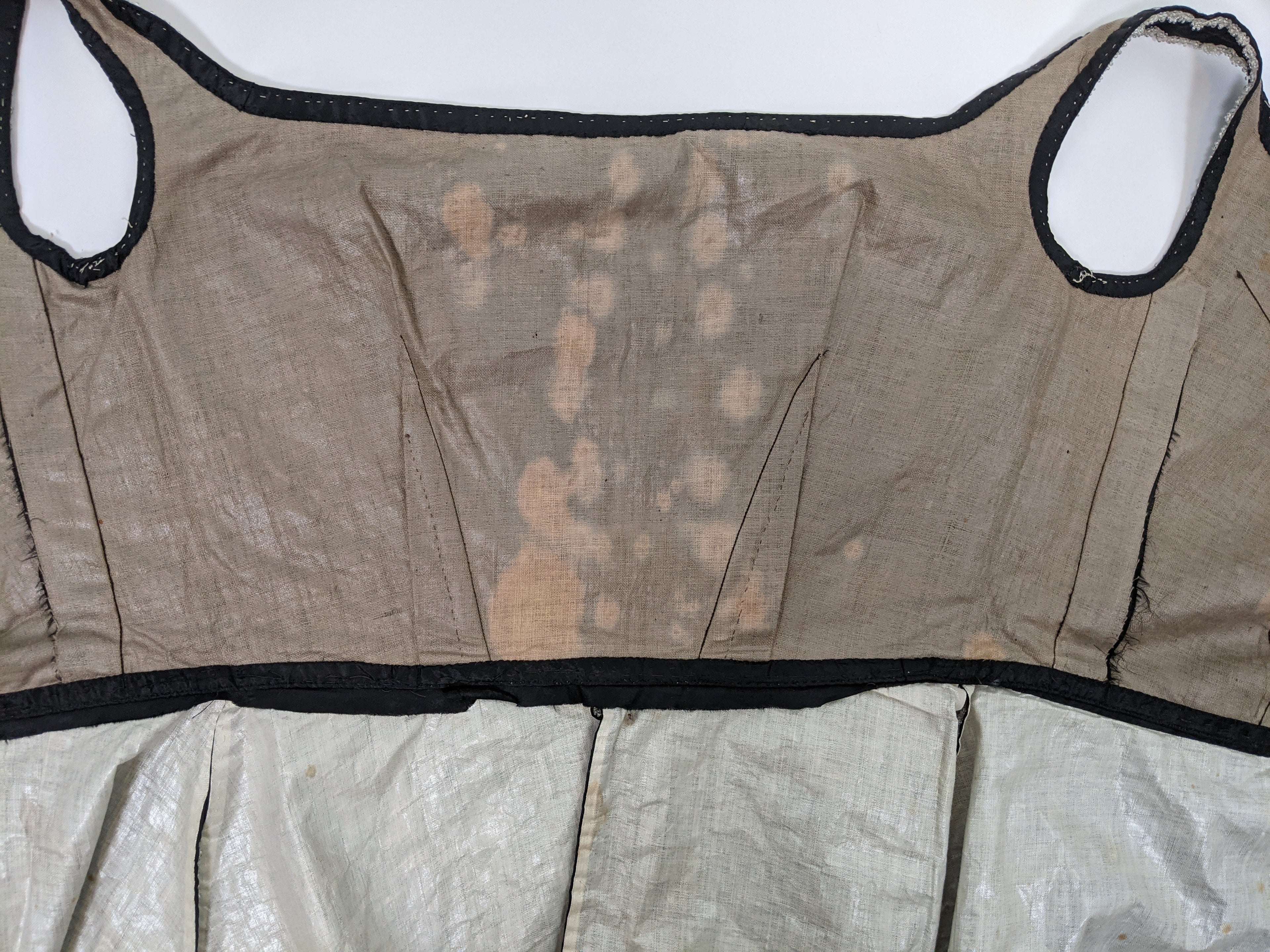 1860s Swiss Waist or Corsage | Button Closures