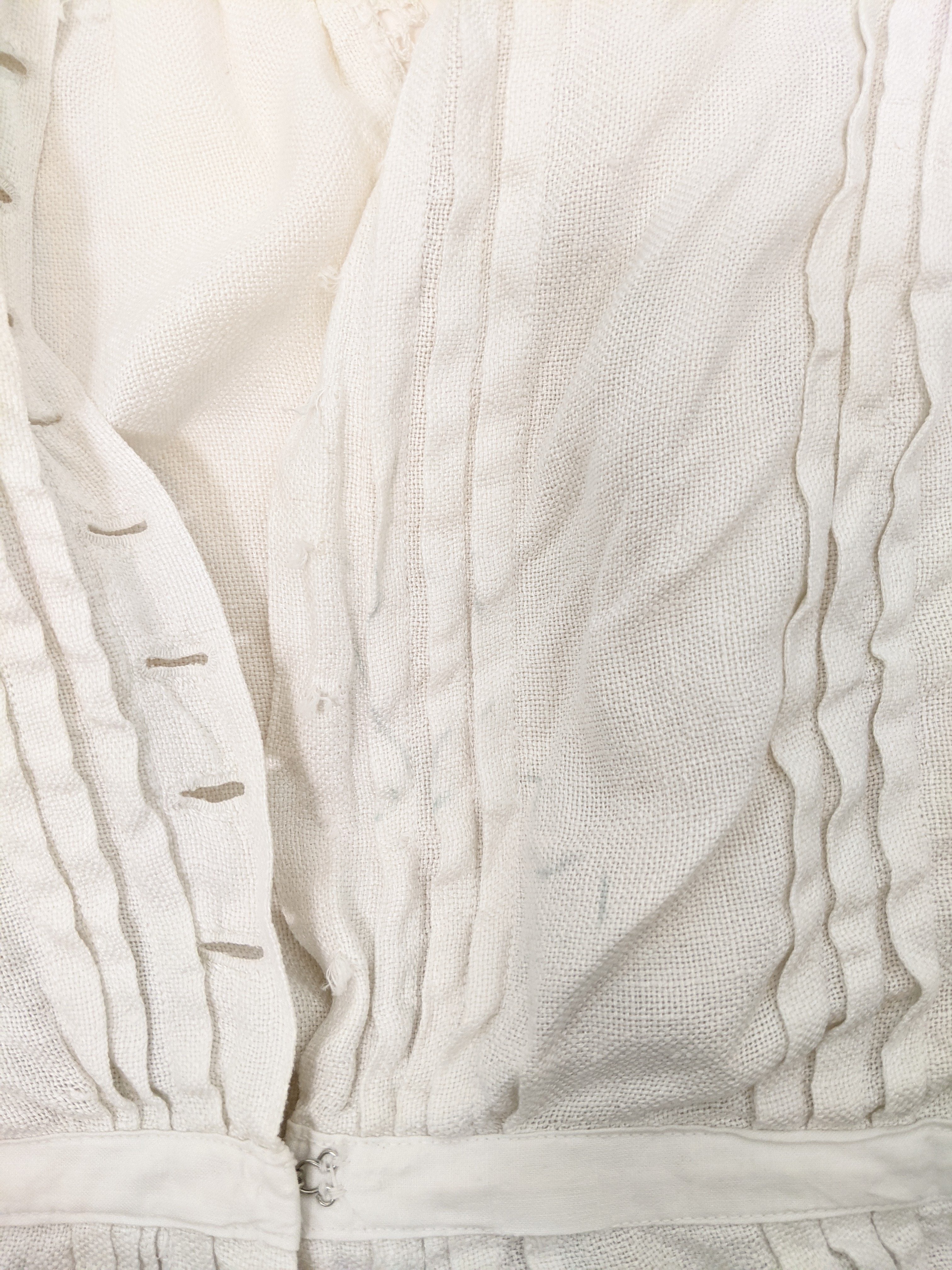 1900s Linen Shirtwaist | As Is