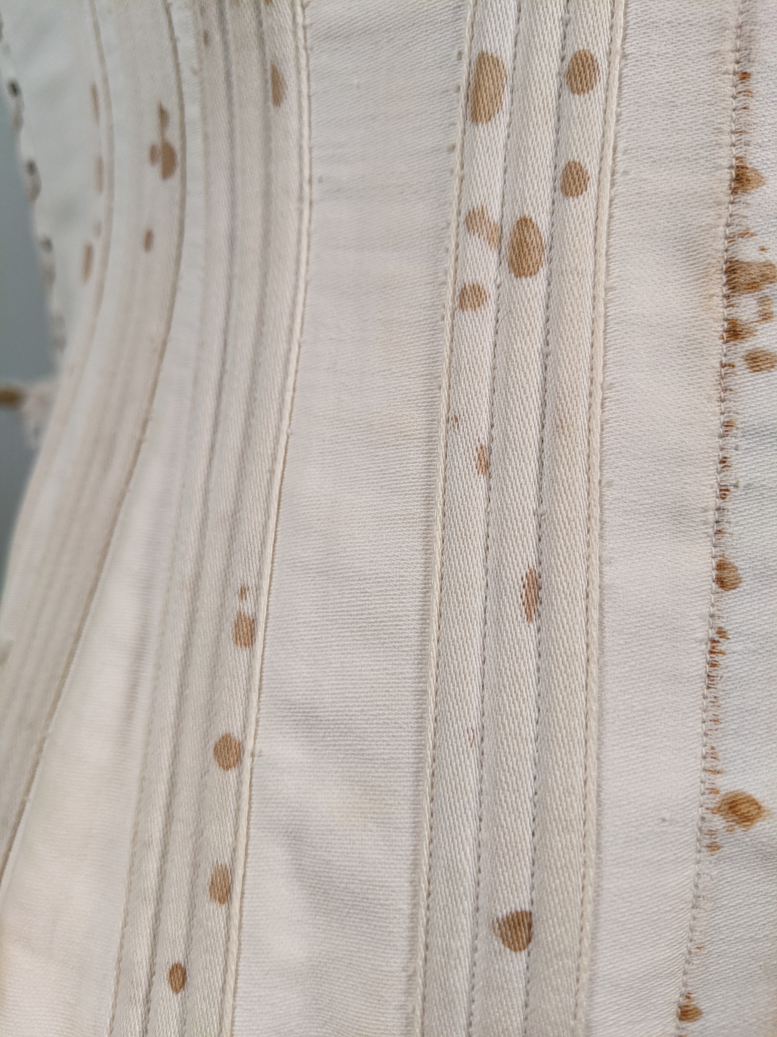 Side Lacing Maternity Corset C. 1890s